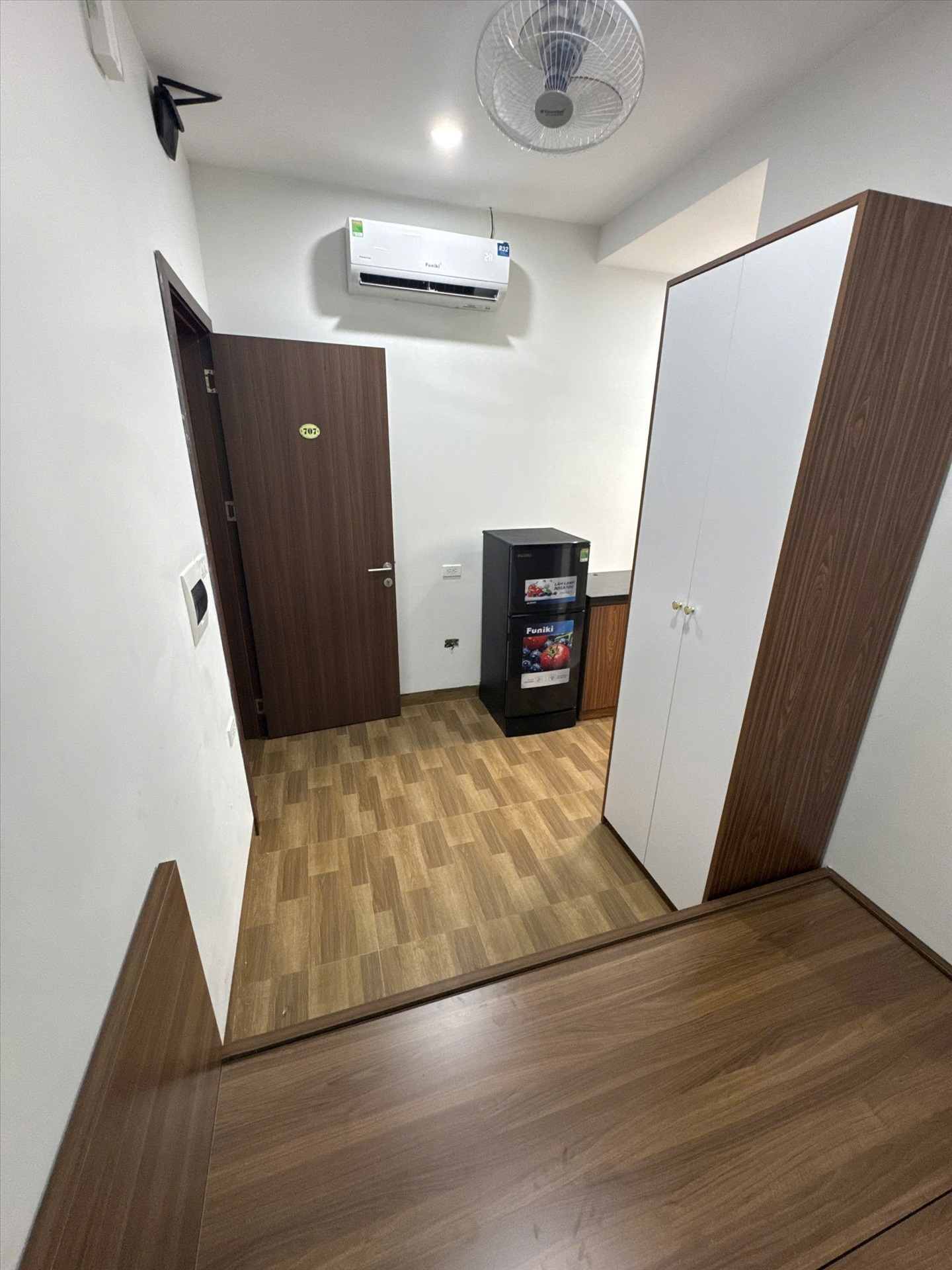 Phòng trọ Studio 25m2 tại Funhome 2 Định Công Thượng - Hoàng Mai - Phòng ngủ