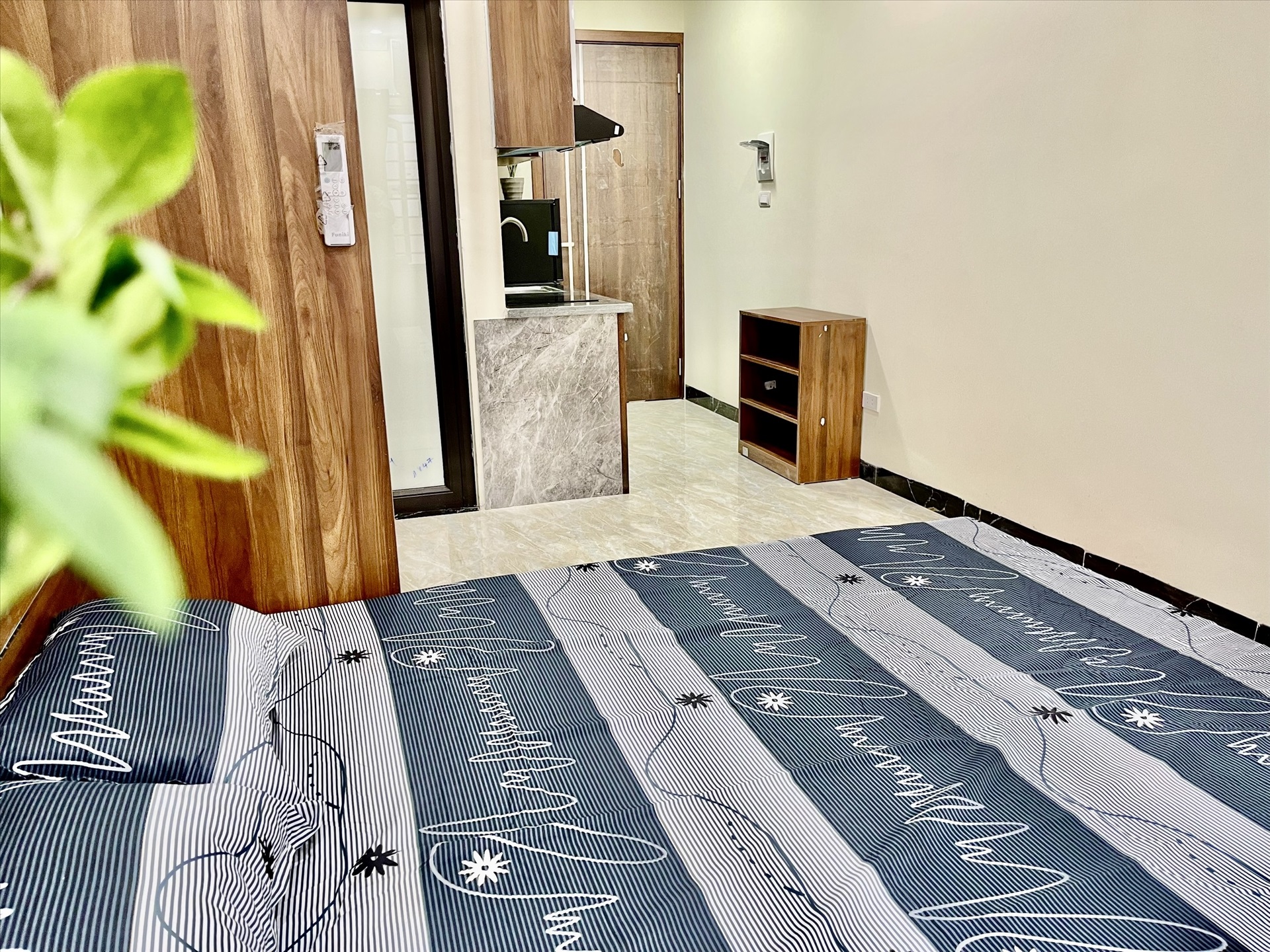 Phòng trọ Studio 25m2 tại Funhome Thanh Đàm - Hoàng Mai - Phòng ngủ