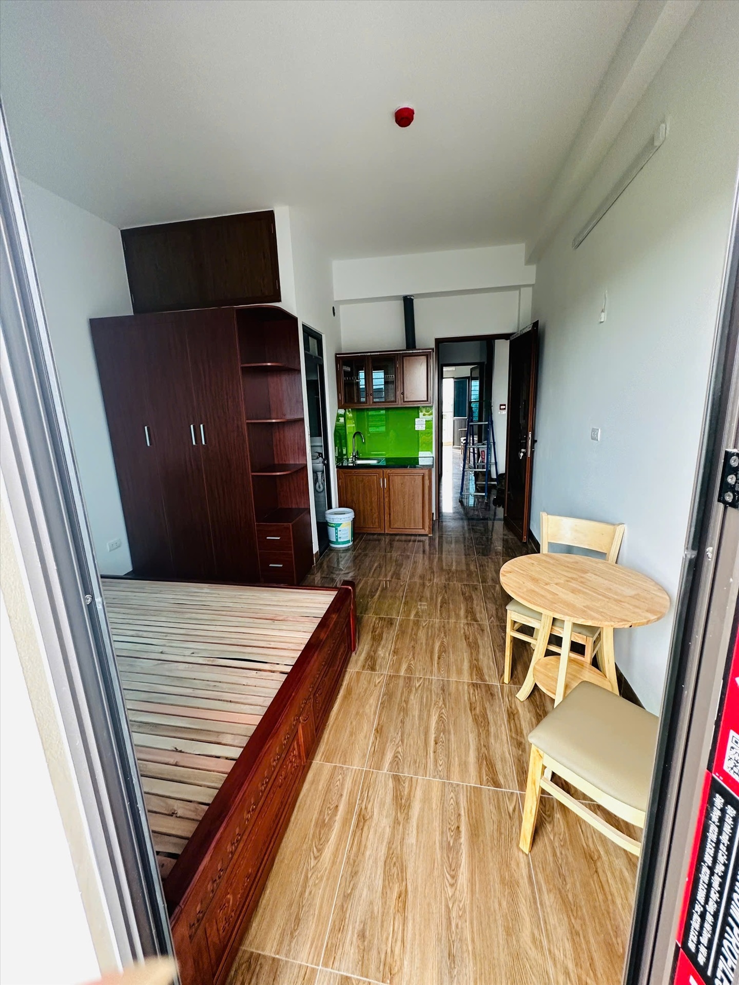 Phòng trọ Studio 25m2 tại Funhome 5 Nam Dư - Hoàng Mai - Phòng ngủ