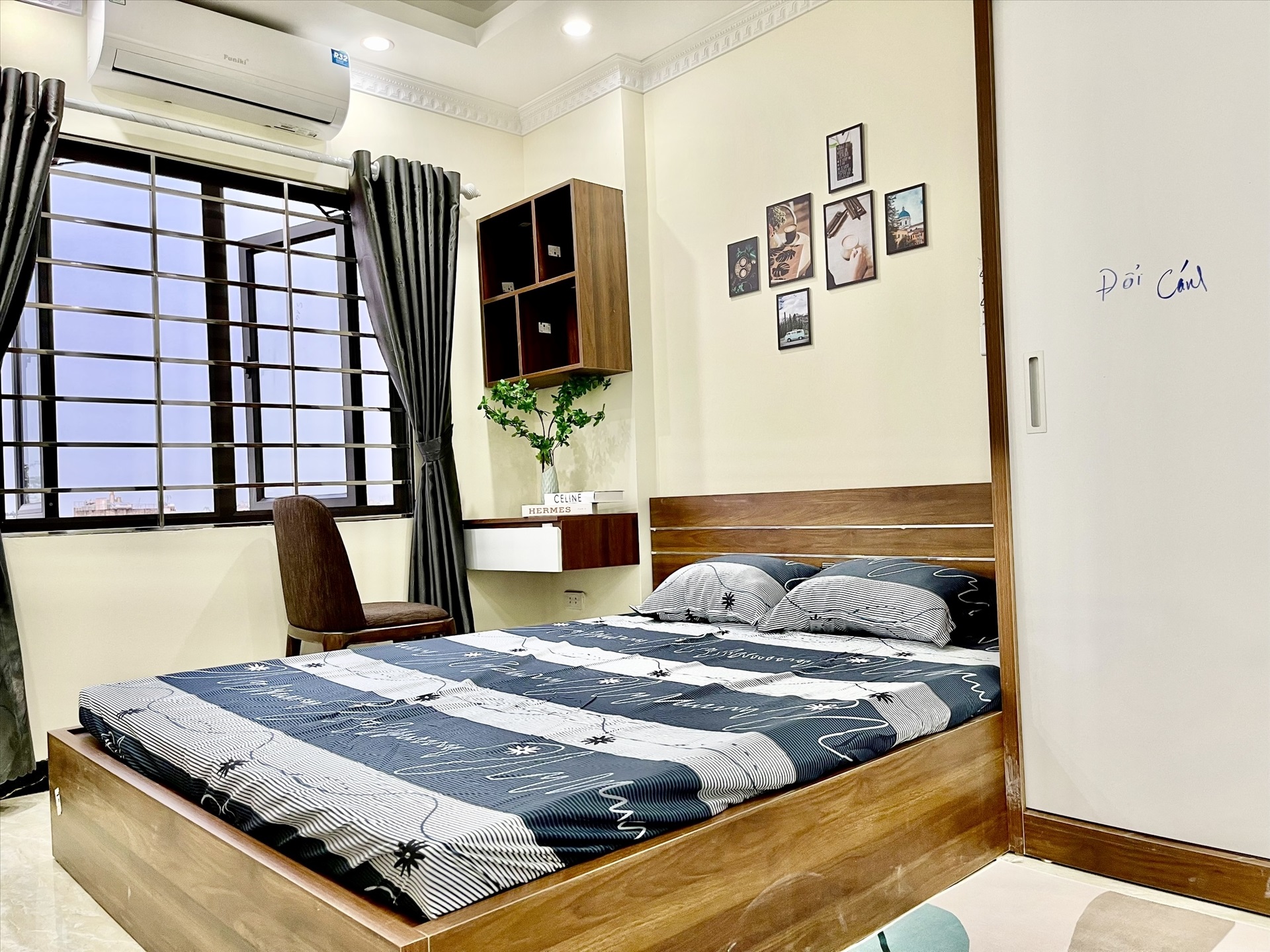 Phòng trọ Studio 25m2 tại Funhome Thanh Đàm - Hoàng Mai - Phòng ngủ