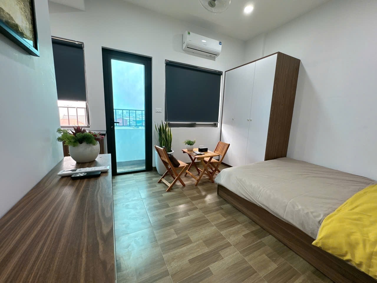 Phòng trọ Studio 25m2 tại Funhome 2 Định Công Thượng - Hoàng Mai - Phòng ngủ