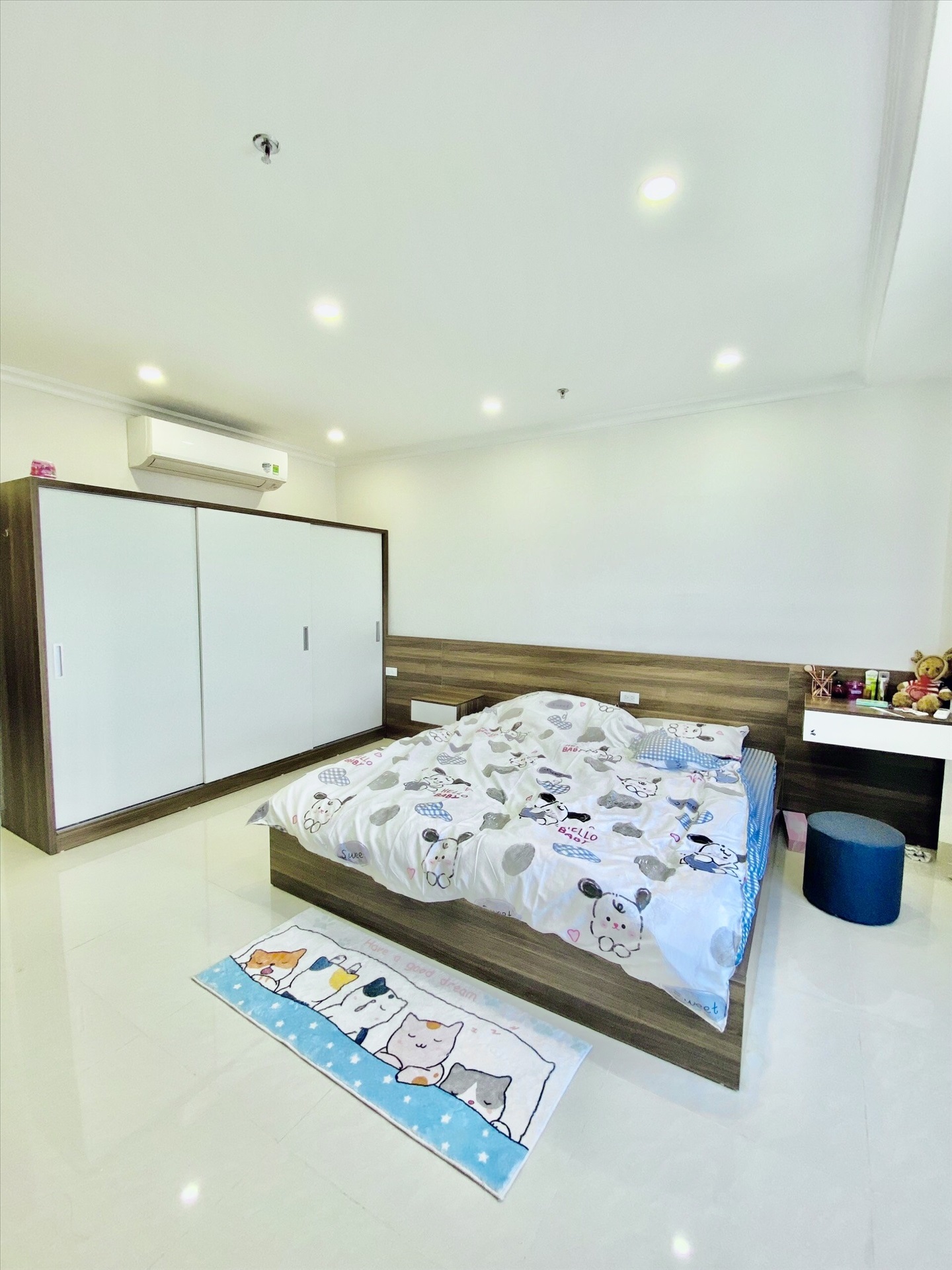 Phòng trọ Studio 30m2 tại Funhome 2 Giải Phóng - Hoàng Mai - Phòng ngủ