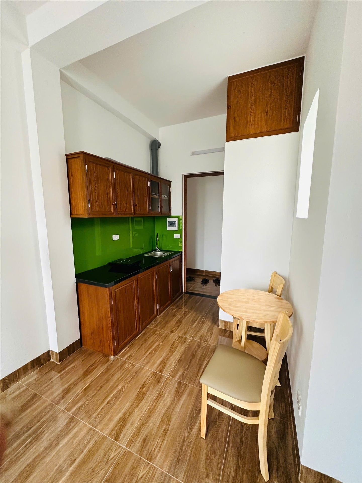 Phòng trọ Studio 25m2 tại Funhome 5 Nam Dư - Hoàng Mai - Phòng bếp