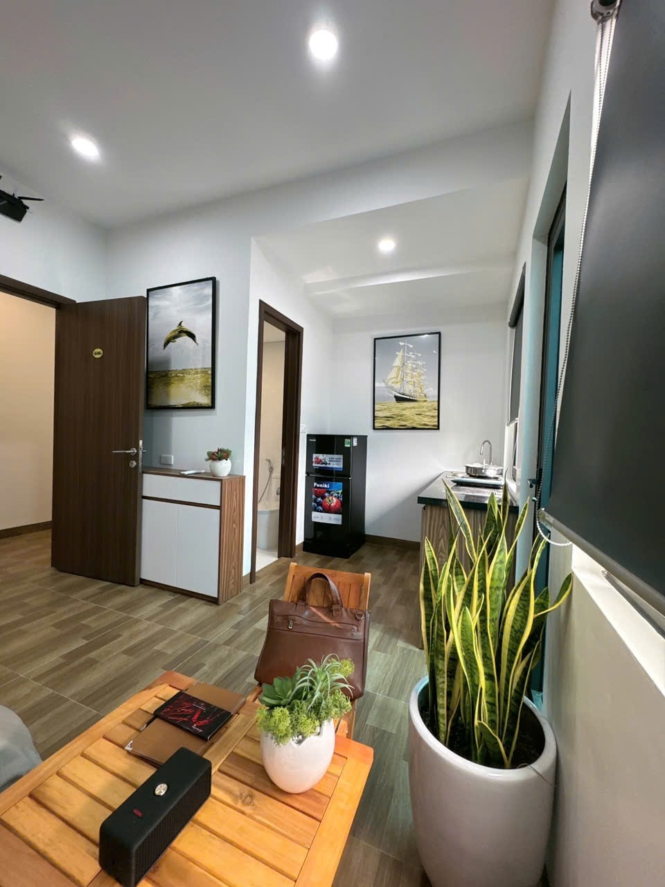 Phòng trọ Studio 25m2 tại Funhome 2 Định Công Thượng - Hoàng Mai - Phòng ngủ