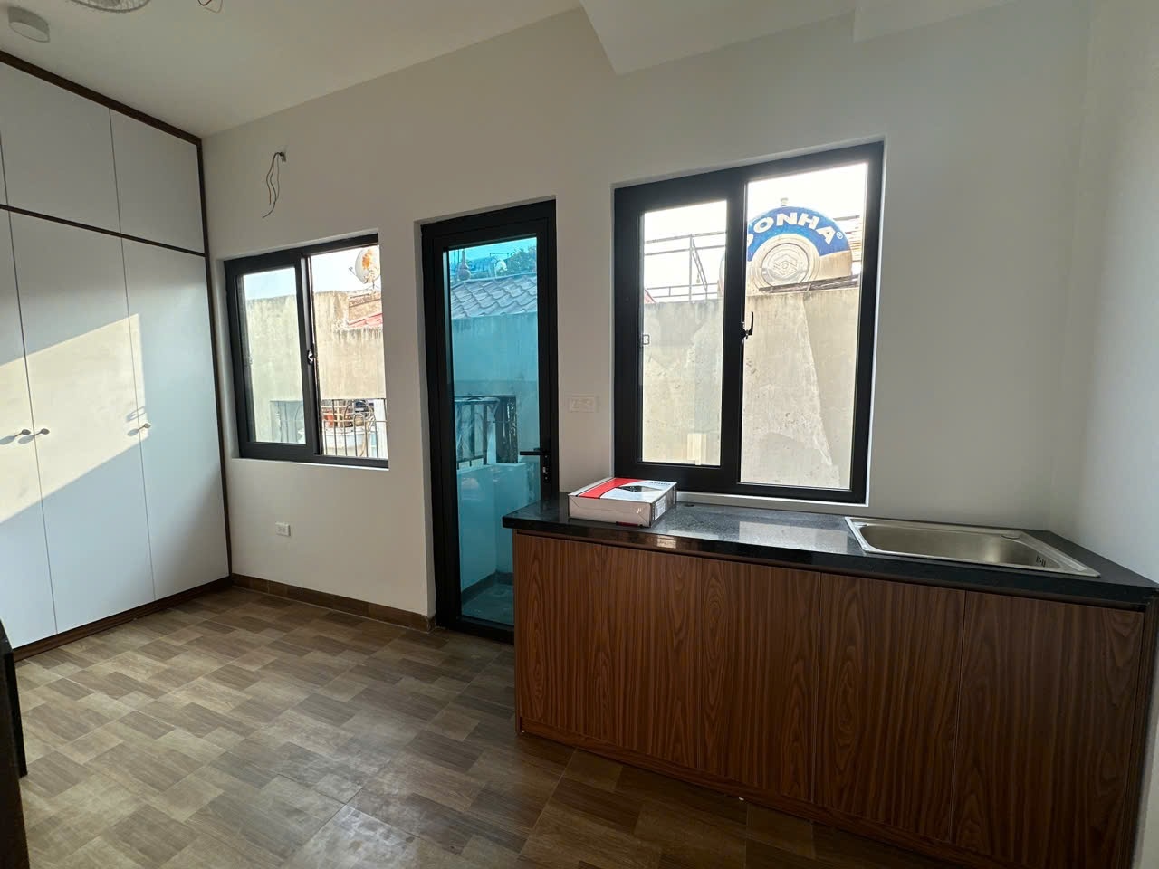 Phòng trọ Studio 25m2 tại Funhome 2 Định Công Thượng - Hoàng Mai - Phòng bếp