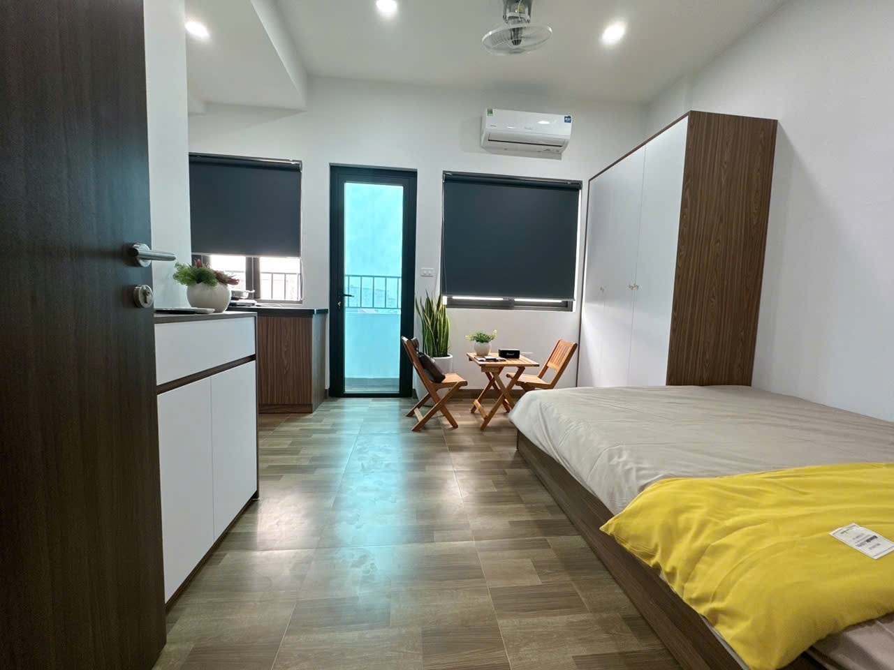 Phòng trọ Studio 25m2 tại Funhome 2 Định Công Thượng - Hoàng Mai - Phòng ngủ