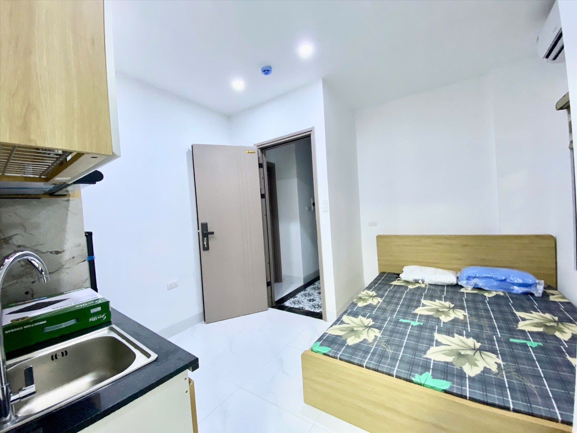 Phòng trọ Studio 25m2 tại Funhome Lò Đúc - Hai Bà Trưng - Phòng ngủ