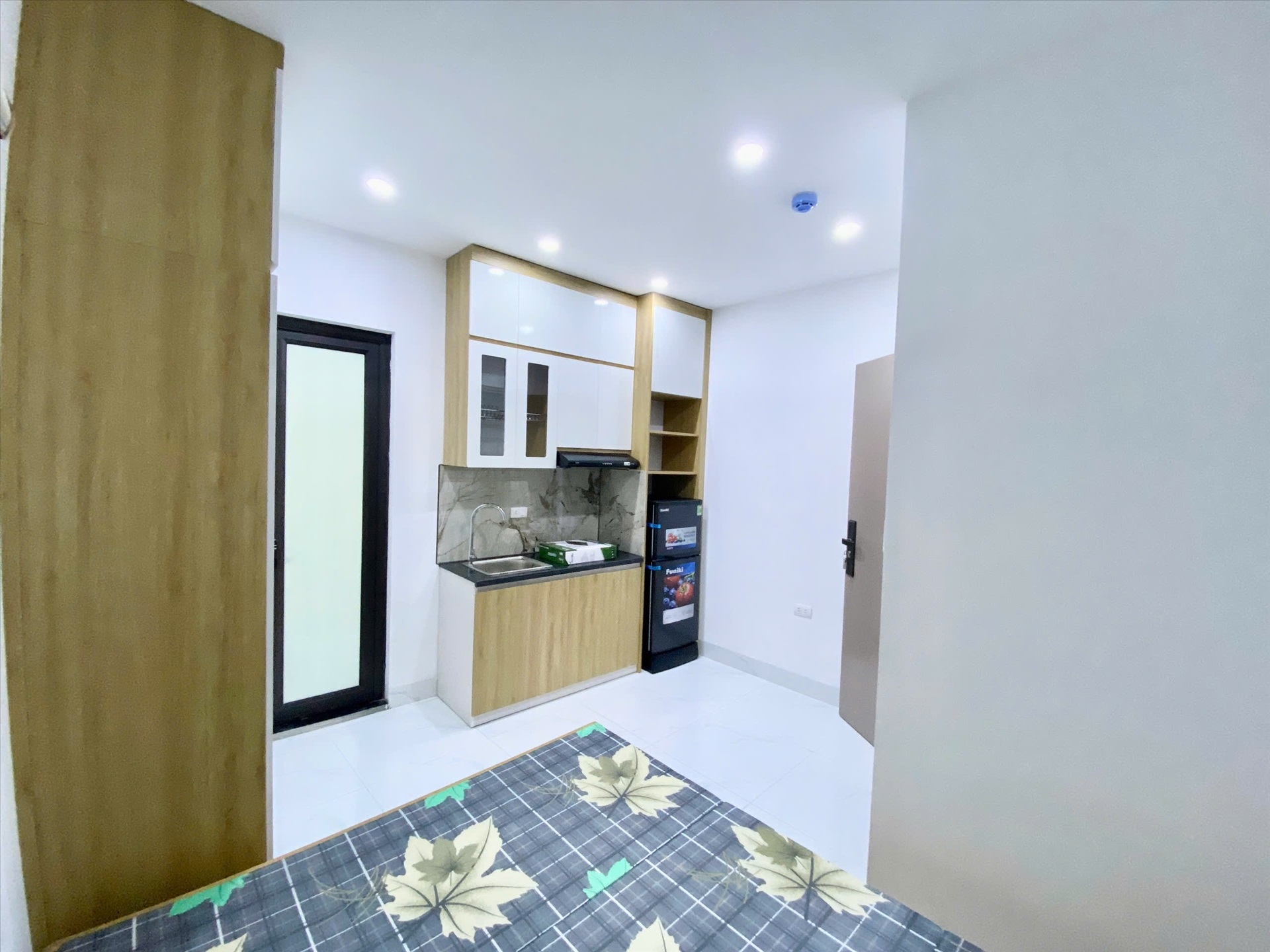 Phòng trọ Studio 25m2 tại Funhome Lò Đúc - Hai Bà Trưng - Phòng bếp