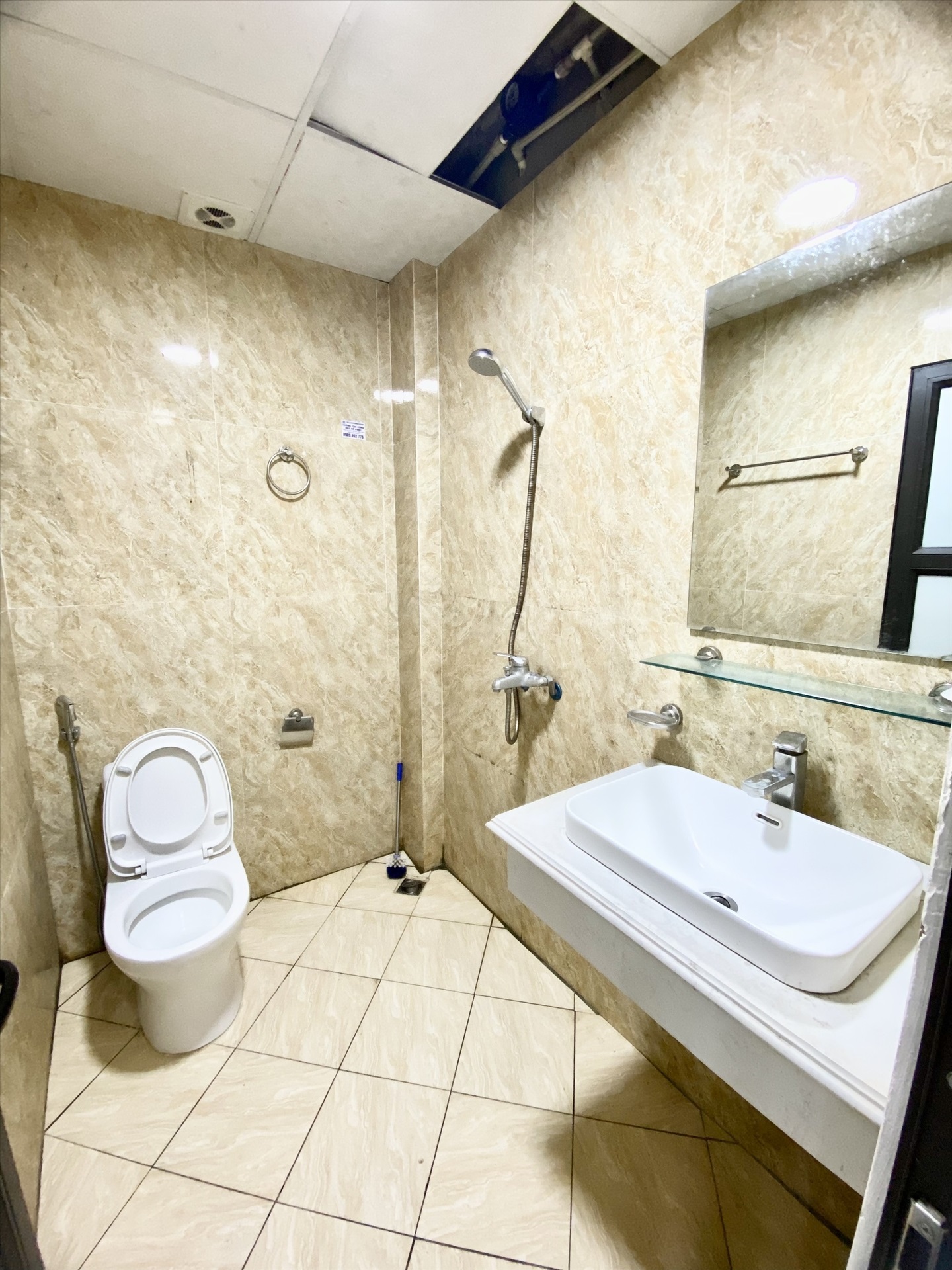 Phòng trọ Studio 25m2 tại Funhome 3 Hoàng Mai - Hoàng Mai - Phòng tắm