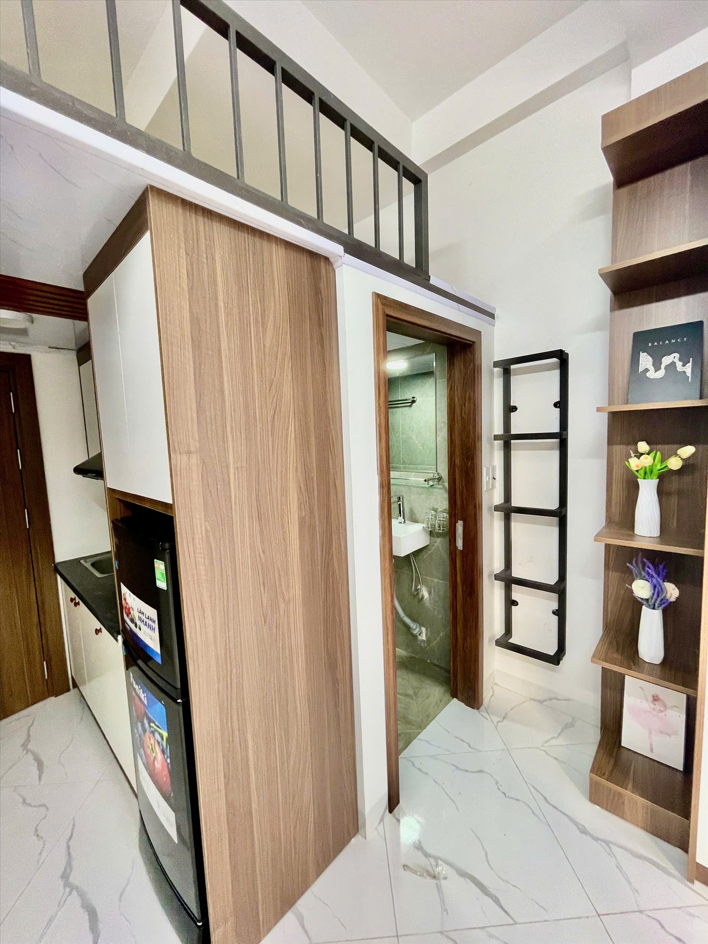 Phòng trọ Duplex 25m2 tại Funhome Hoàng Mai(1) - Hoàng Mai - Phòng khách