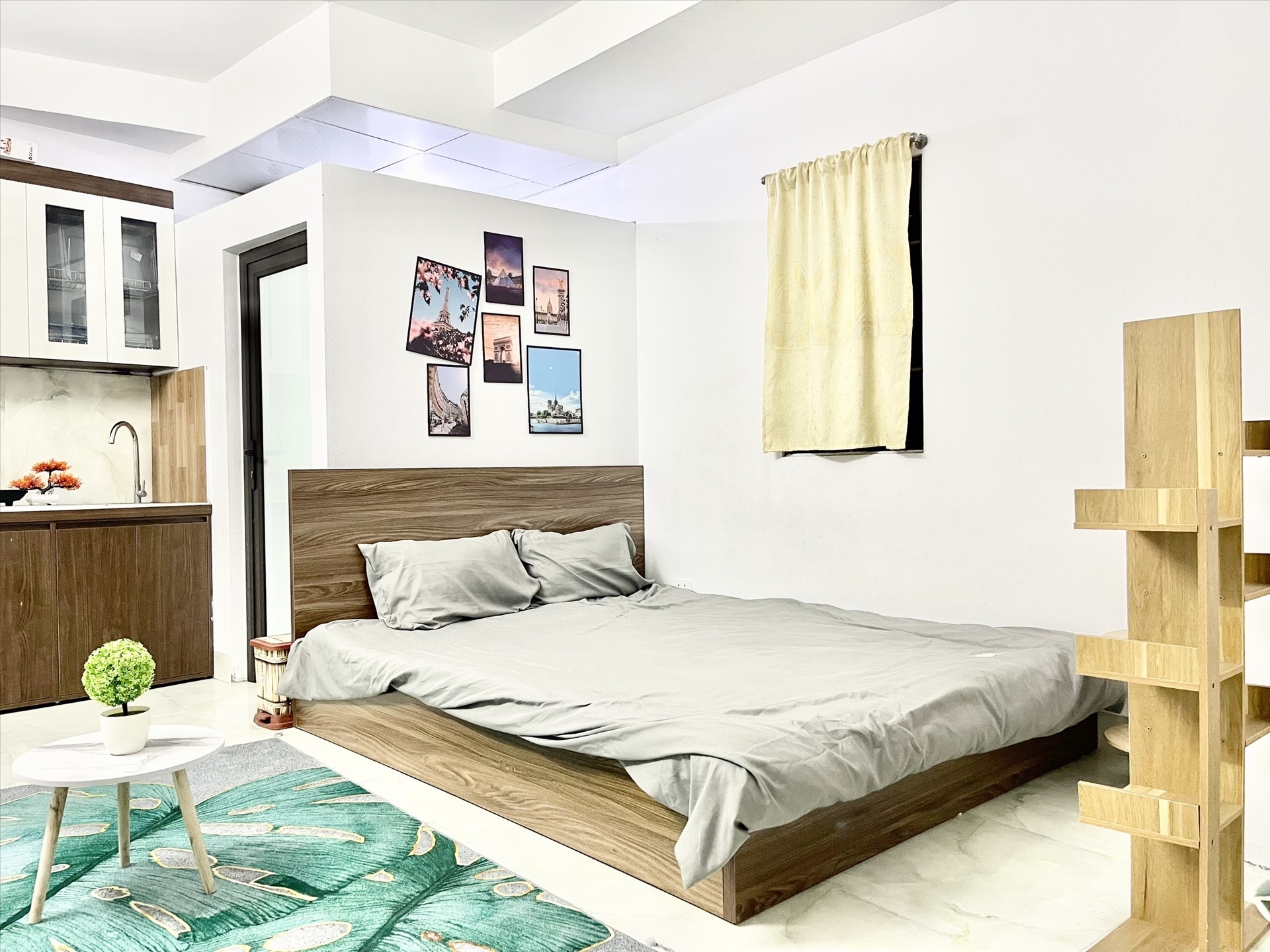Phòng trọ Studio 25m2 tại Funhome 7 Lĩnh Nam - Hoàng Mai - Phòng ngủ