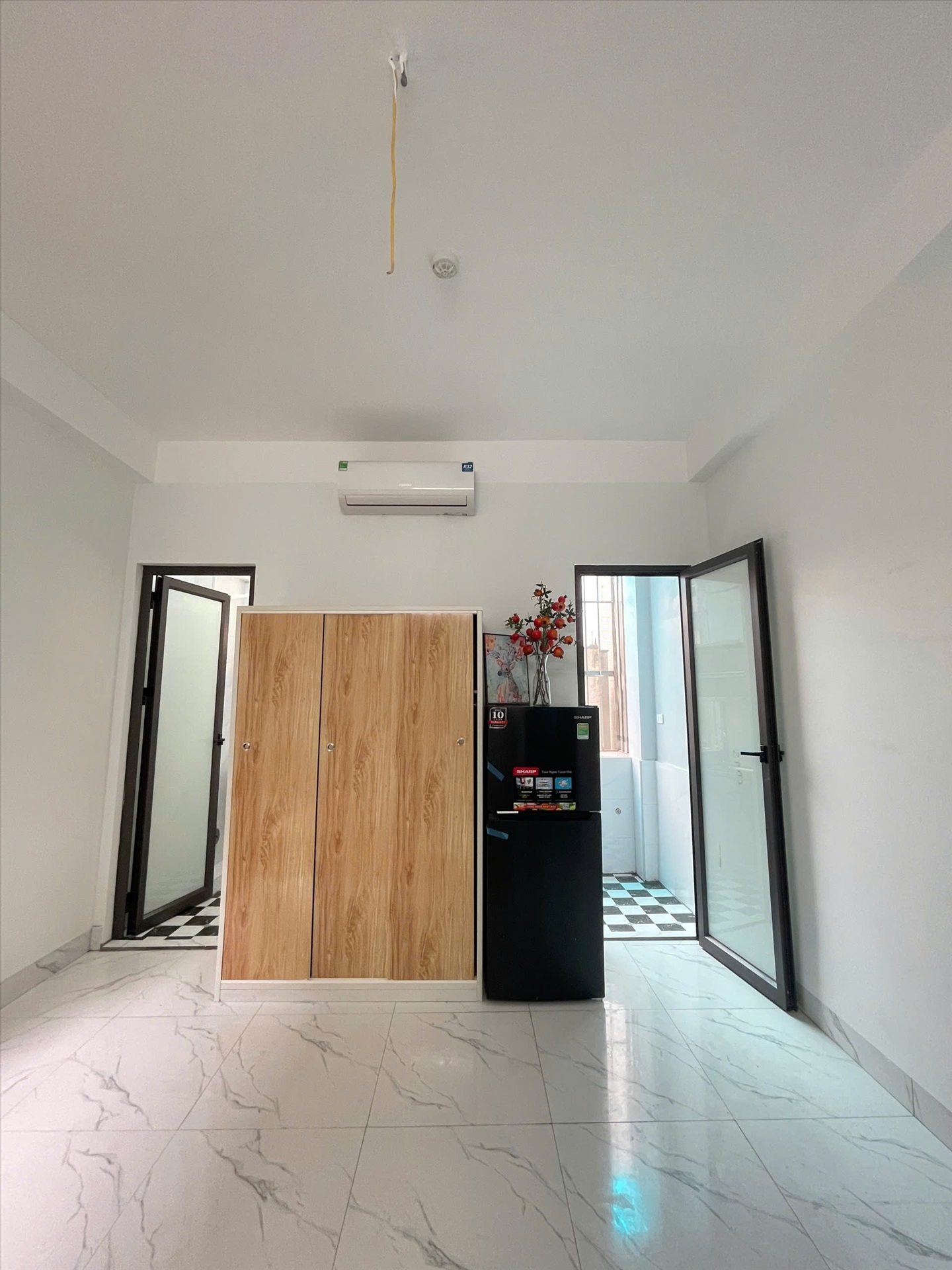 Phòng trọ Studio 25m2 tại Funhome Lĩnh Nam(3) - Hoàng Mai - Phòng tắm