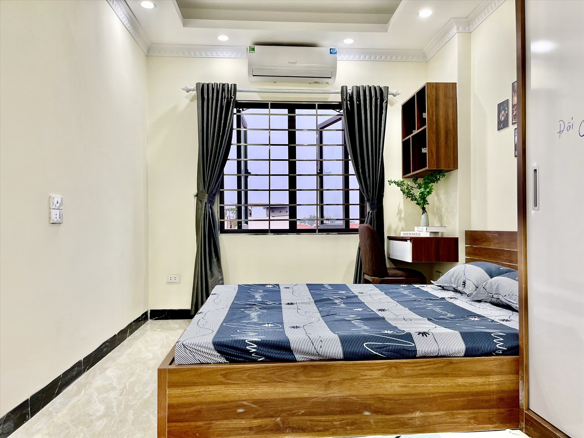 Phòng trọ Studio 25m2 tại Funhome Thanh Đàm - Hoàng Mai - Phòng ngủ