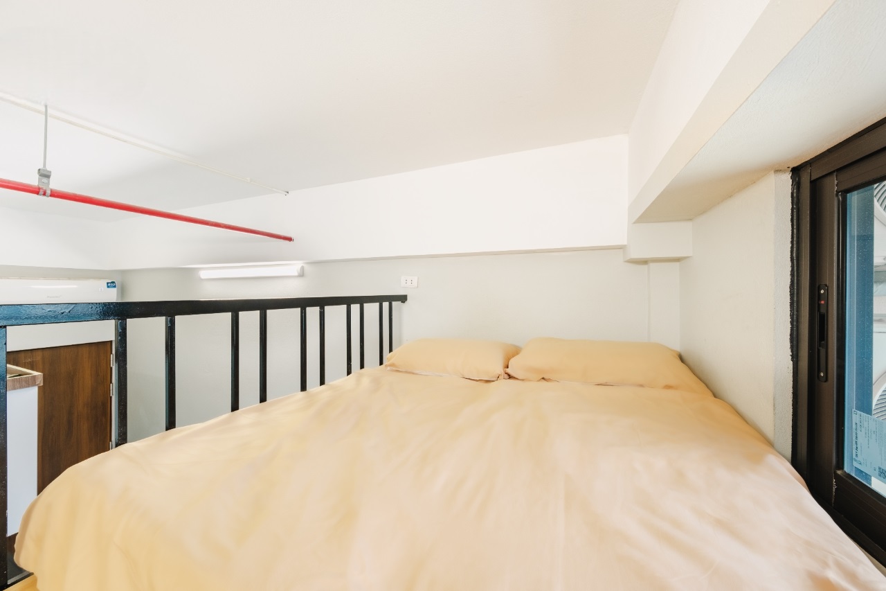 Phòng trọ Duplex 25m2 tại Funhome 1 Định Công Thượng - Hoàng Mai - Phòng ngủ