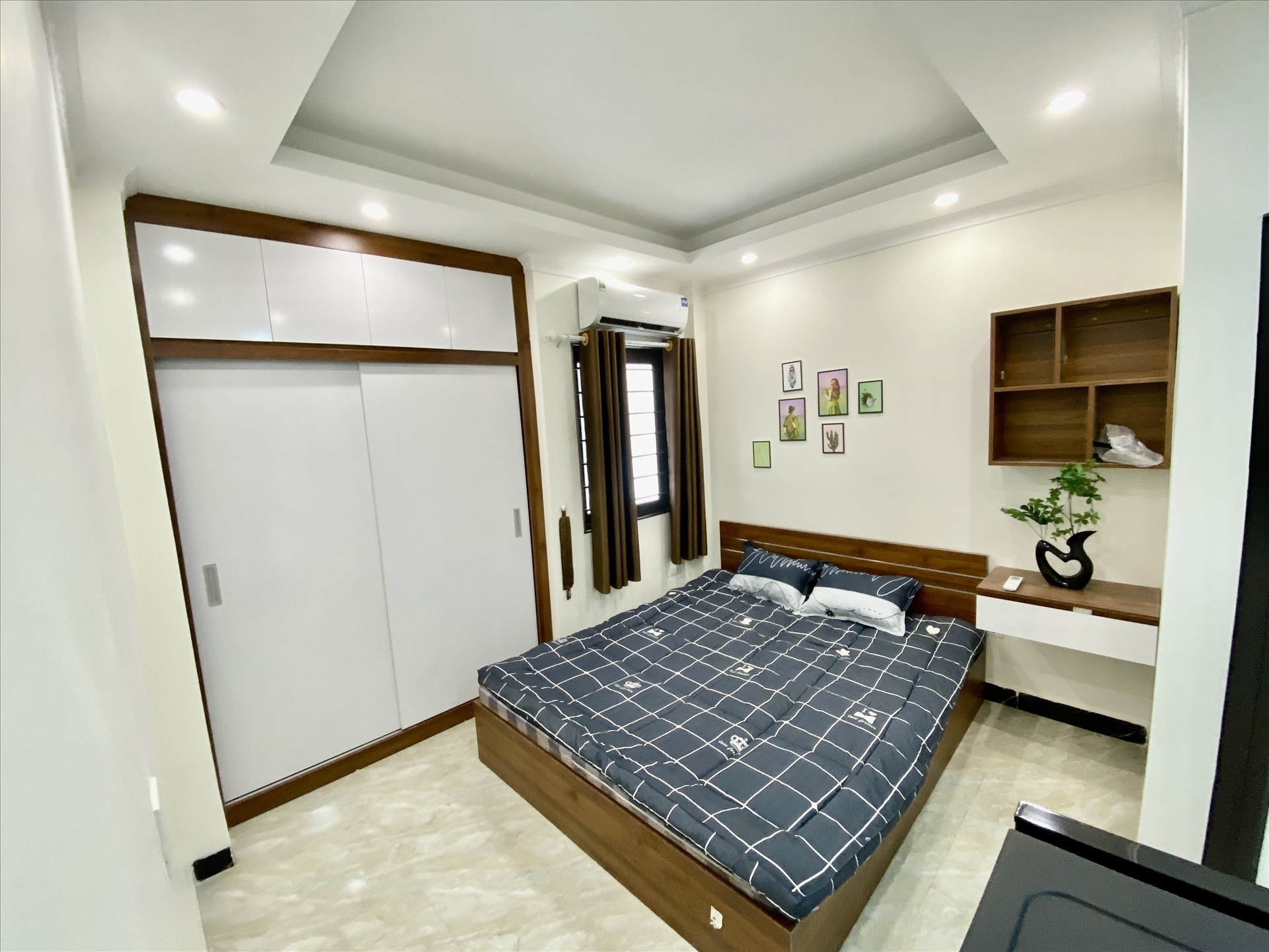 Phòng trọ Studio 25m2 tại Funhome Giải Phóng - Hoàng Mai - Phòng ngủ