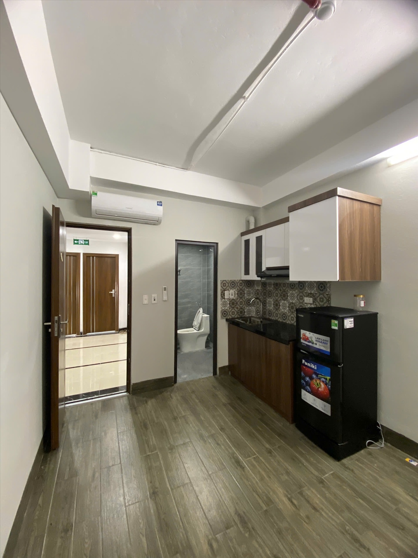 Phòng trọ Studio 25m2 tại Funhome 1 Định Công Thượng - Hoàng Mai - Phòng bếp