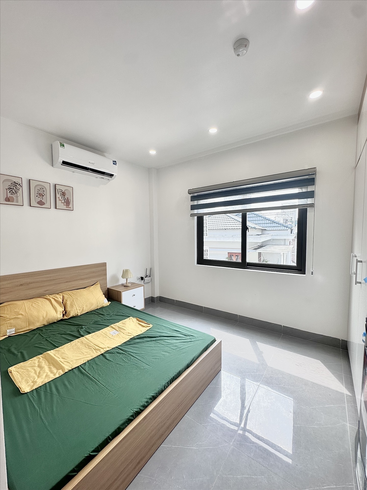 Phòng trọ Studio 27m2 tại DreamHouse Yên Hòa - Cầu Giấy - Phòng ngủ