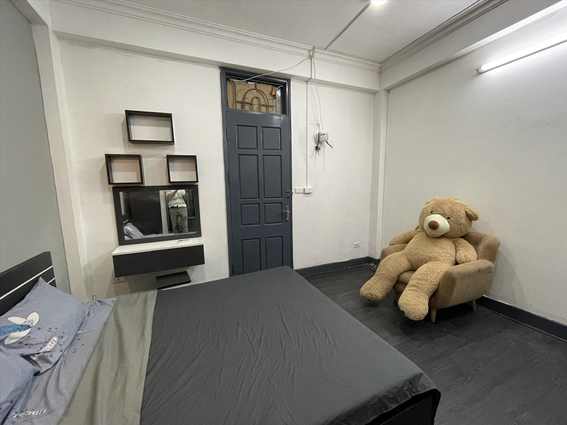 Phòng trọ Studio 25m2 tại Sunny Apartment Trần Duy Hưng - Cầu Giấy - Phòng ngủ