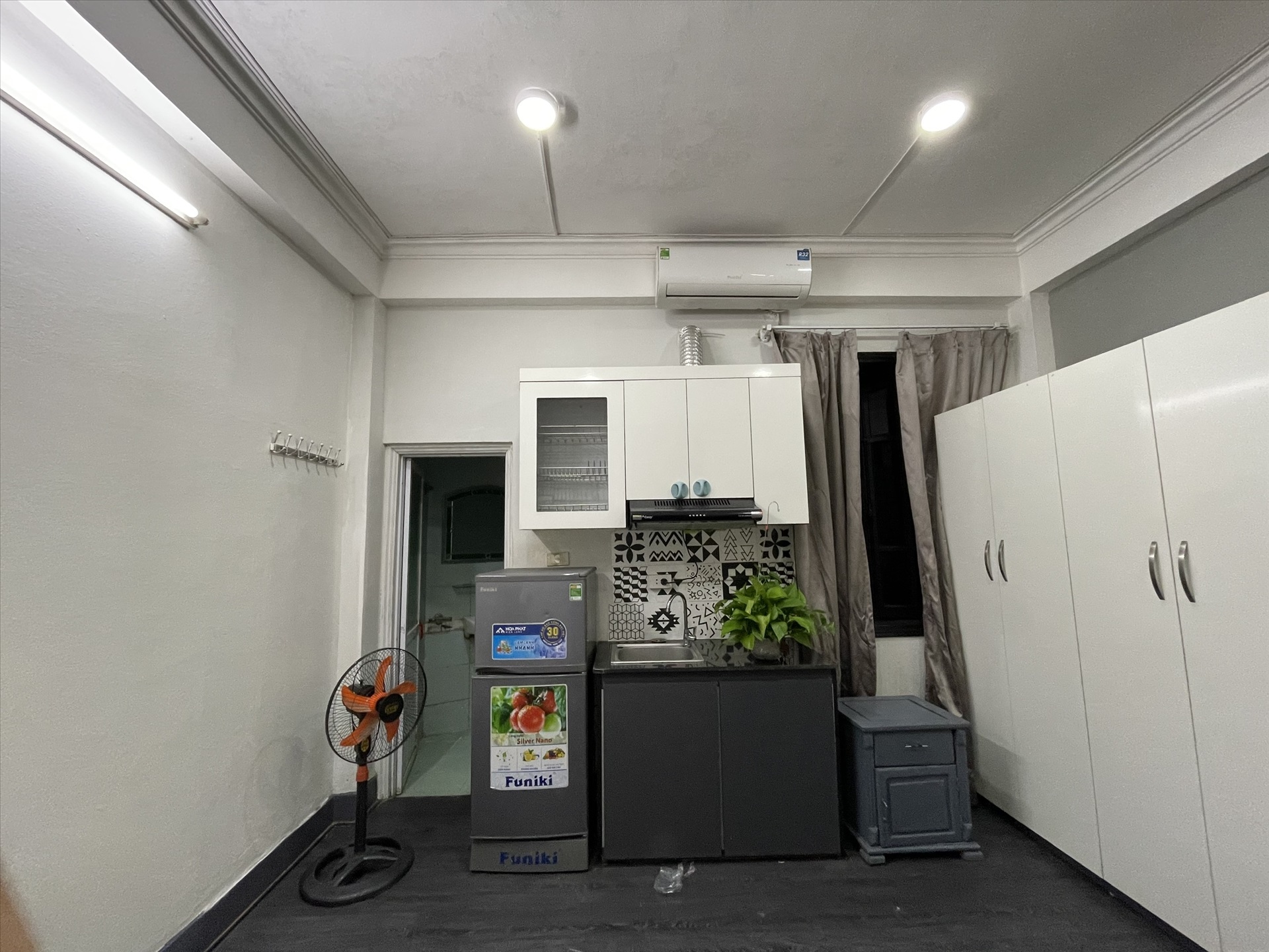 Phòng trọ Studio 25m2 tại Sunny Apartment Trần Duy Hưng - Cầu Giấy - Phòng ngủ