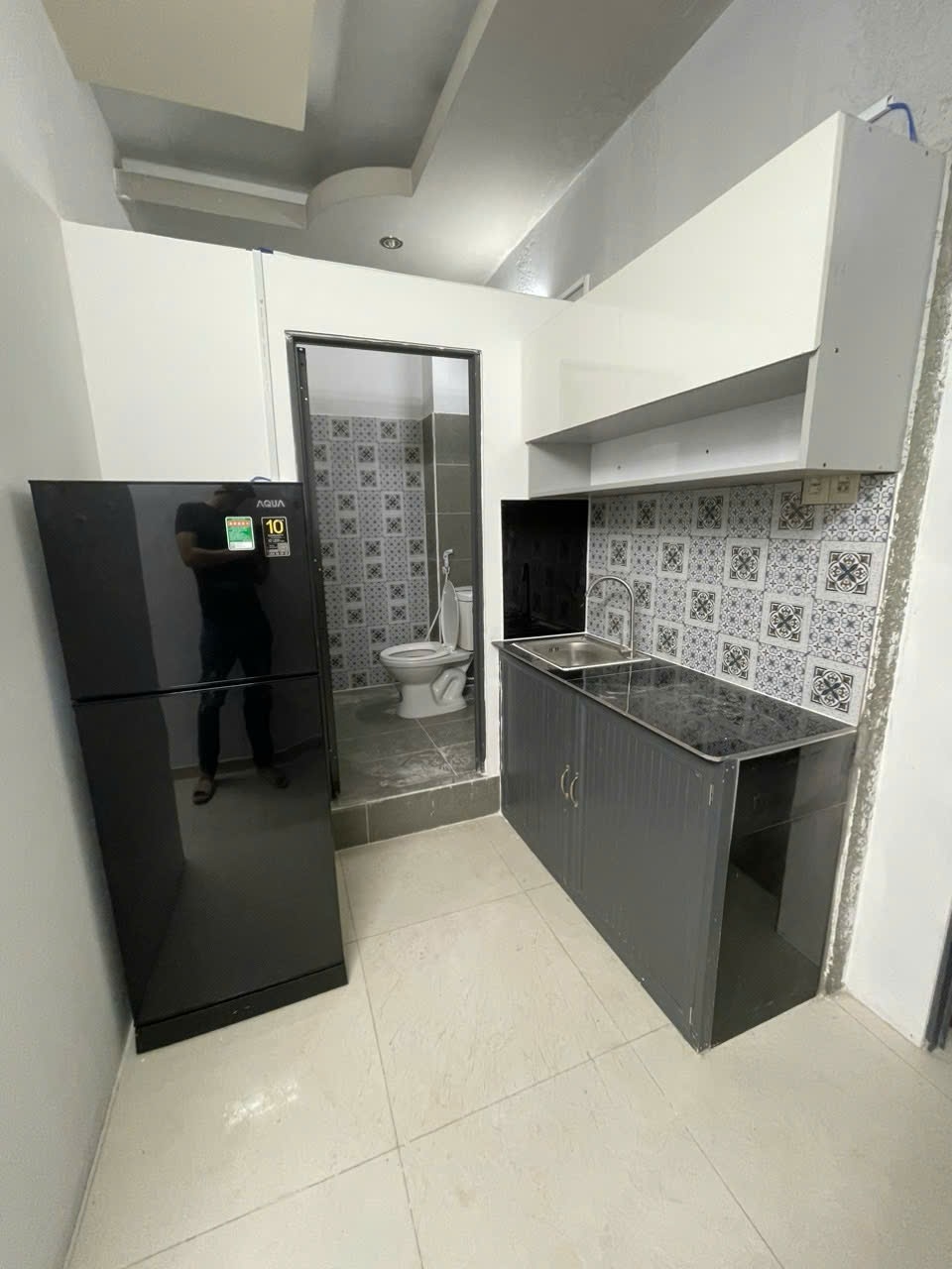 Phòng trọ 2 Phòng ngủ 40m2 tại AD Home Lạc Long Quân - Tân Bình - Phòng bếp