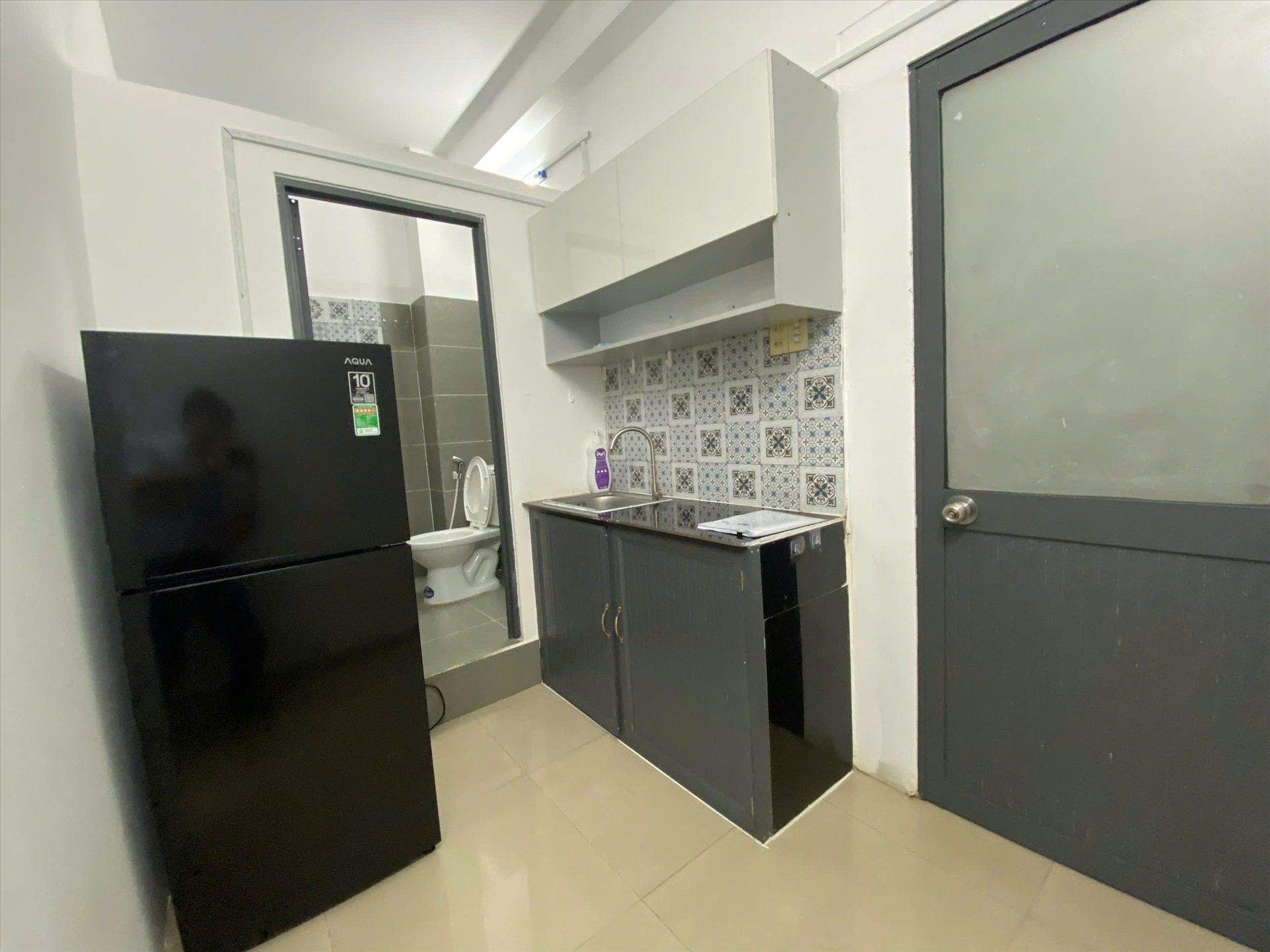 Phòng trọ 2 Phòng ngủ 40m2 tại AD Home Lạc Long Quân - Tân Bình - Phòng bếp