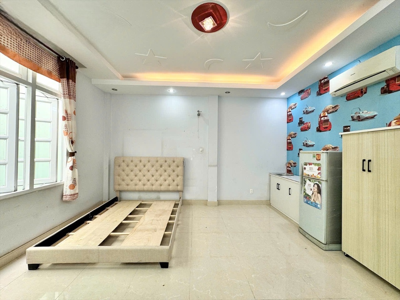 Phòng trọ Studio 20m2 tại ĐHQ House Hoàng Bật Đạt - Tân Bình - Phòng ngủ