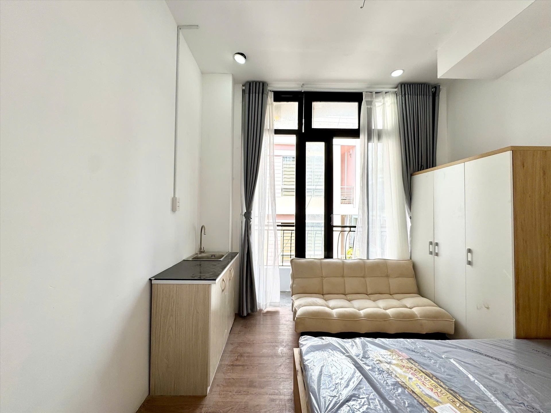 Phòng trọ Studio 25m2 tại AB Home Lộc Hưng - Tân Bình - Phòng ngủ