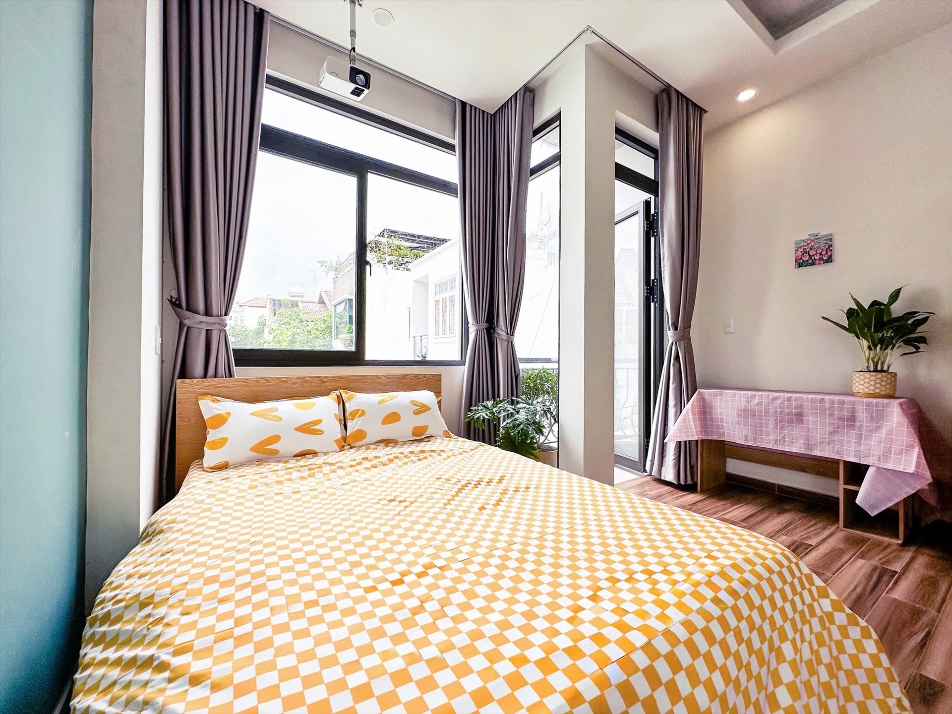 Phòng trọ Studio 25m2 tại Anh Ng House  Nguyễn Cảnh Dị - Tân Bình - Phòng ngủ