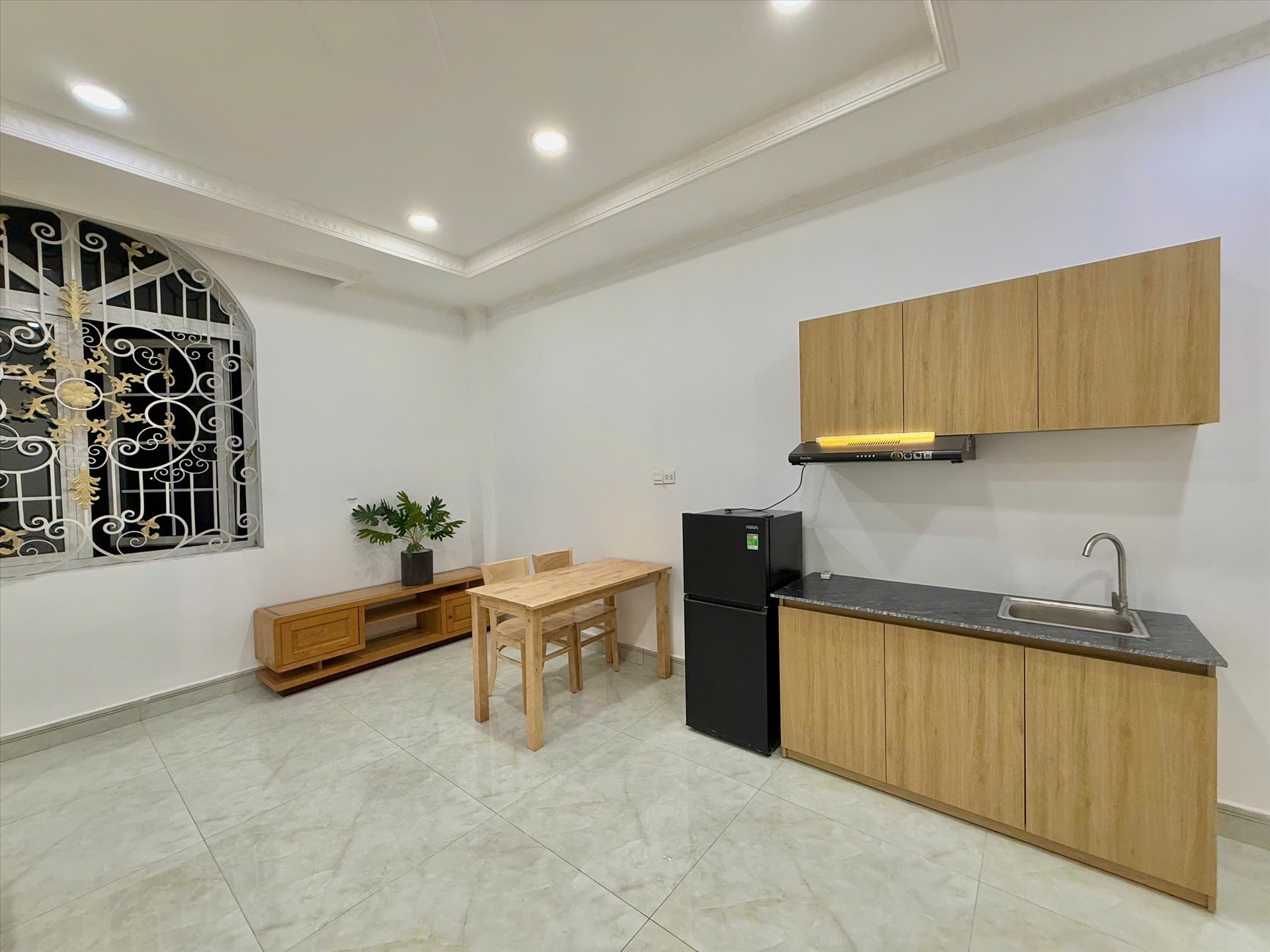 Phòng trọ Studio 30m2 tại CD House Hồng Lạc - Tân Bình - Phòng bếp