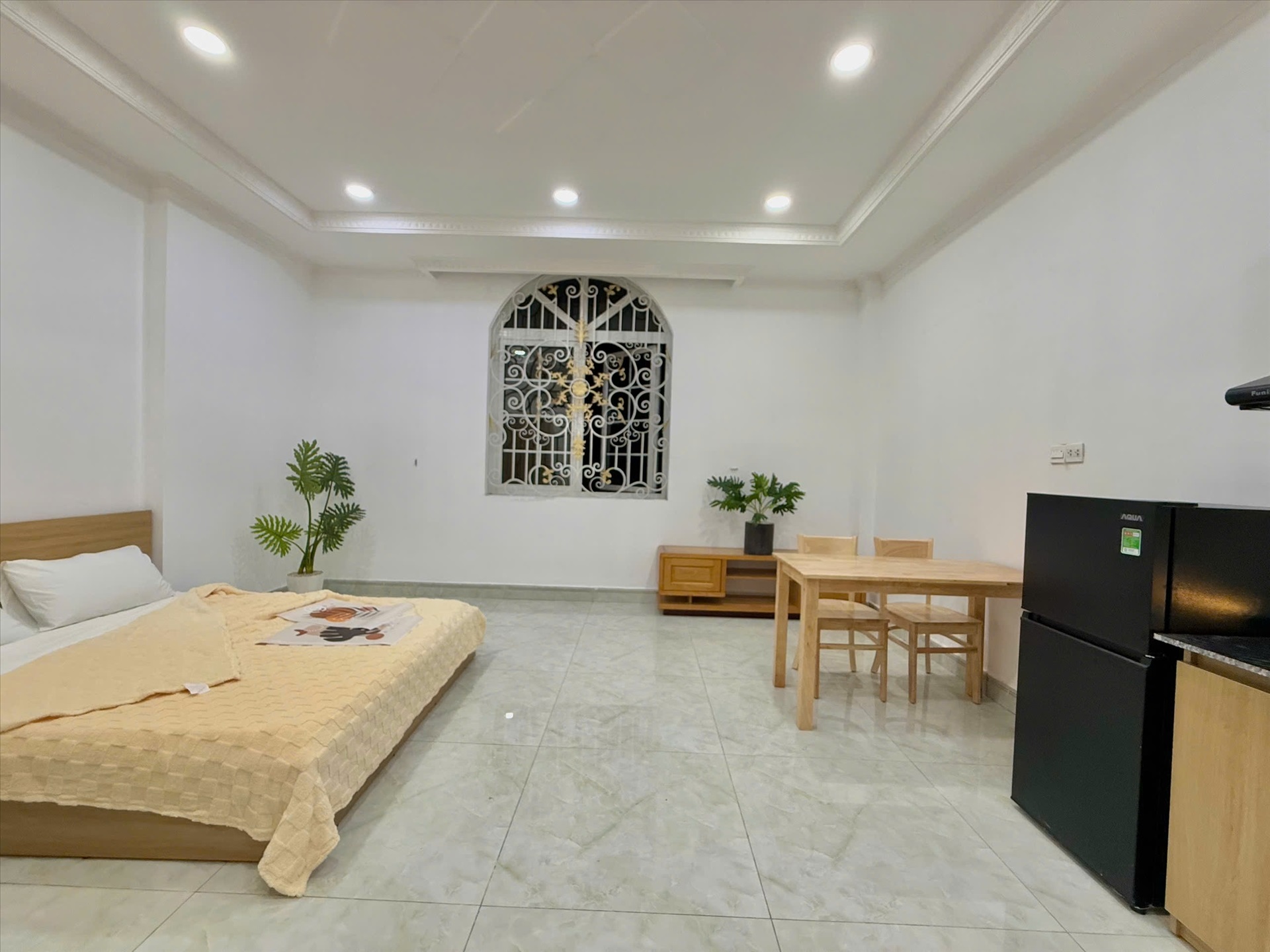 Phòng trọ Studio 30m2 tại CD House Hồng Lạc - Tân Bình - Phòng ngủ