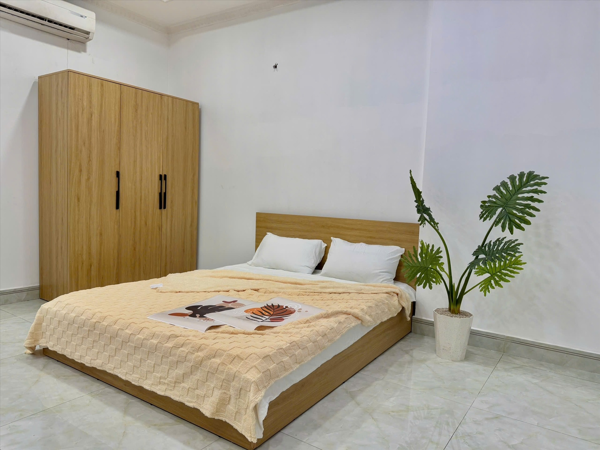 Phòng trọ Studio 30m2 tại CD House Hồng Lạc - Tân Bình - Phòng ngủ