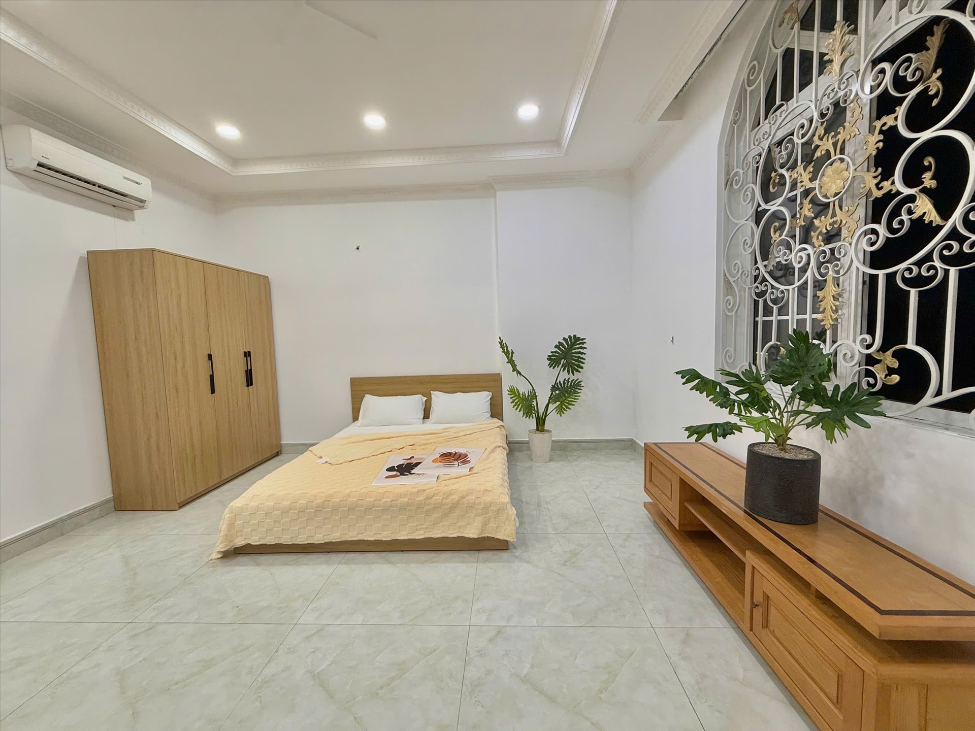 Phòng trọ Studio 30m2 tại CD House Hồng Lạc - Tân Bình - Phòng ngủ