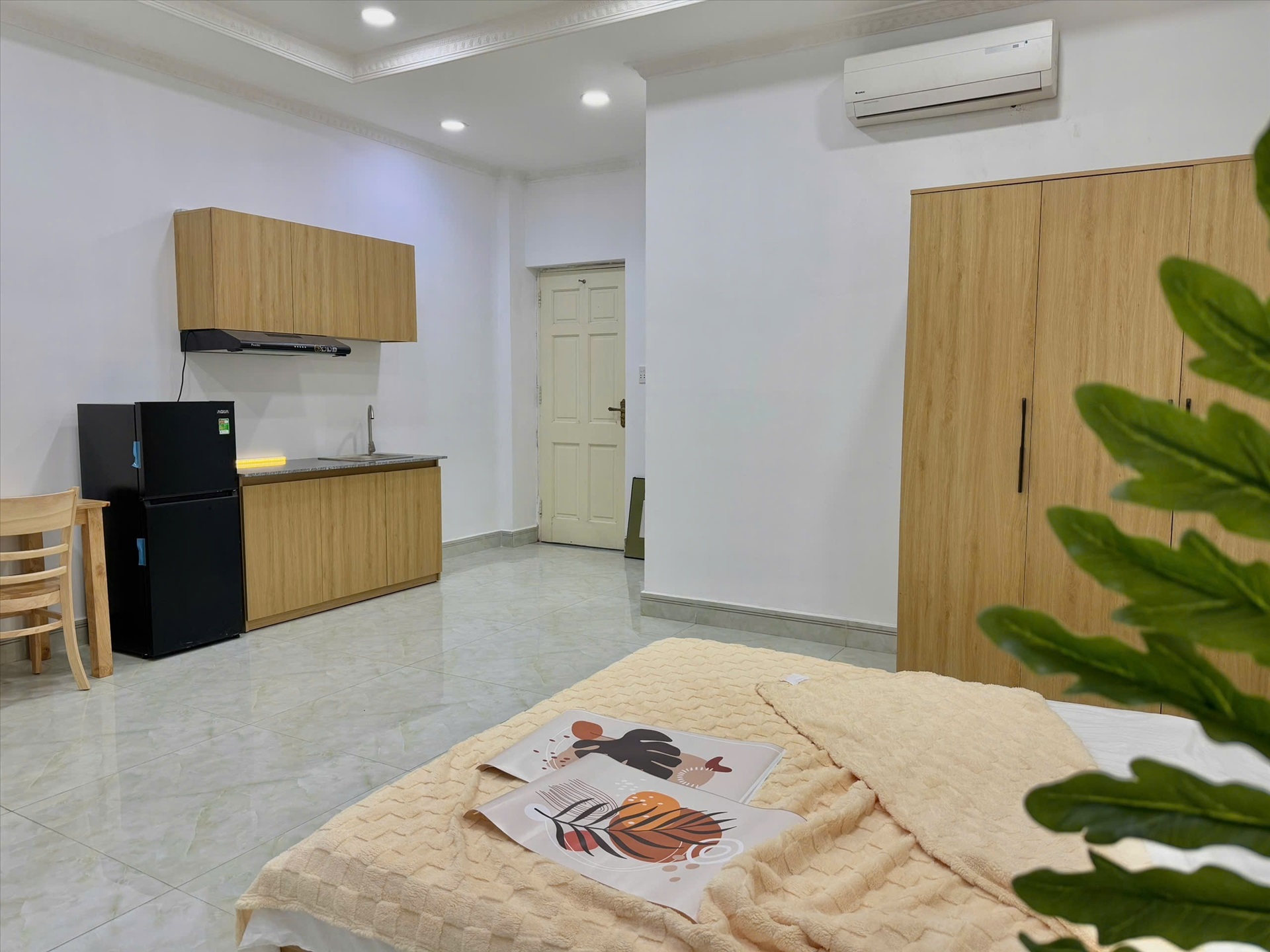 Phòng trọ Studio 30m2 tại CD House Hồng Lạc - Tân Bình - Phòng ngủ