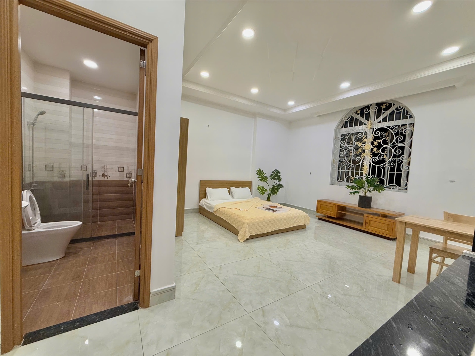 Phòng trọ Studio 30m2 tại CD House Hồng Lạc - Tân Bình - Phòng ngủ