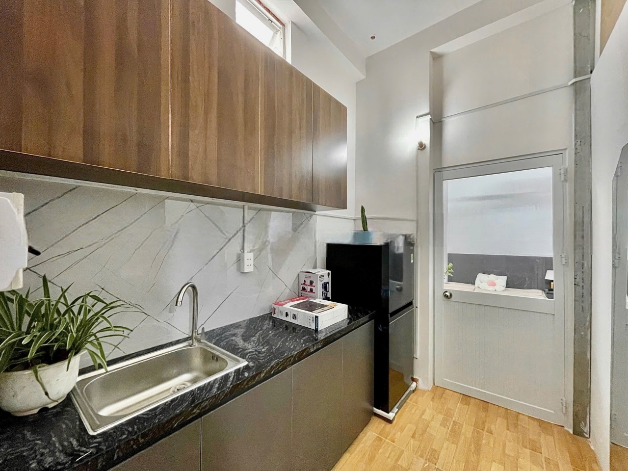 Phòng trọ 1 Phòng ngủ 30m2 tại Đất Lành Home Cộng Hoà - Tân Bình - Phòng bếp