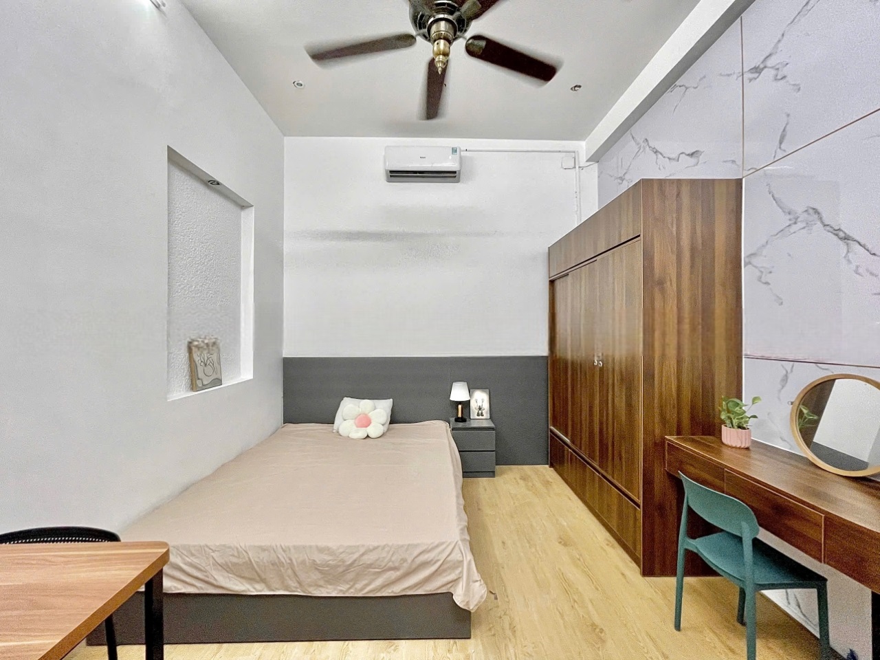 Phòng trọ 1 Phòng ngủ 30m2 tại Đất Lành Home Cộng Hoà - Tân Bình - Phòng ngủ