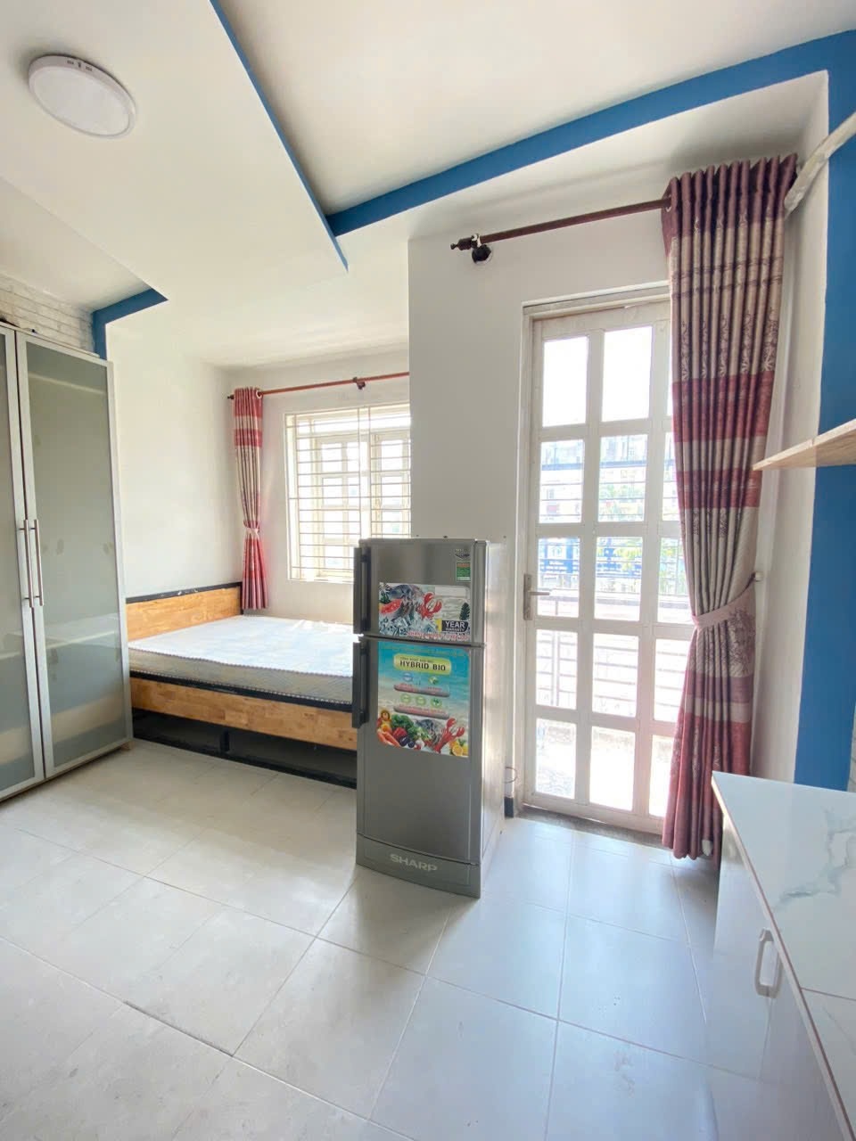Phòng trọ Studio 30m2 tại AT House Yên Thế - Tân Bình - Phòng ngủ