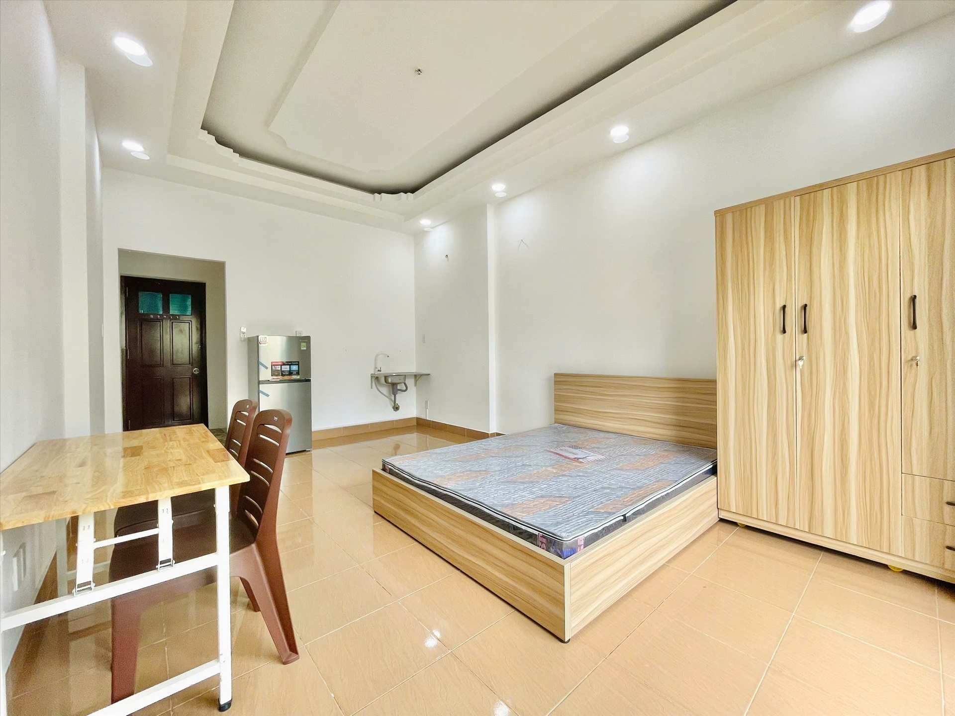 Phòng trọ Studio 30m2 tại Maste Home Đinh Bộ Lĩnh - Bình Thạnh - Phòng ngủ