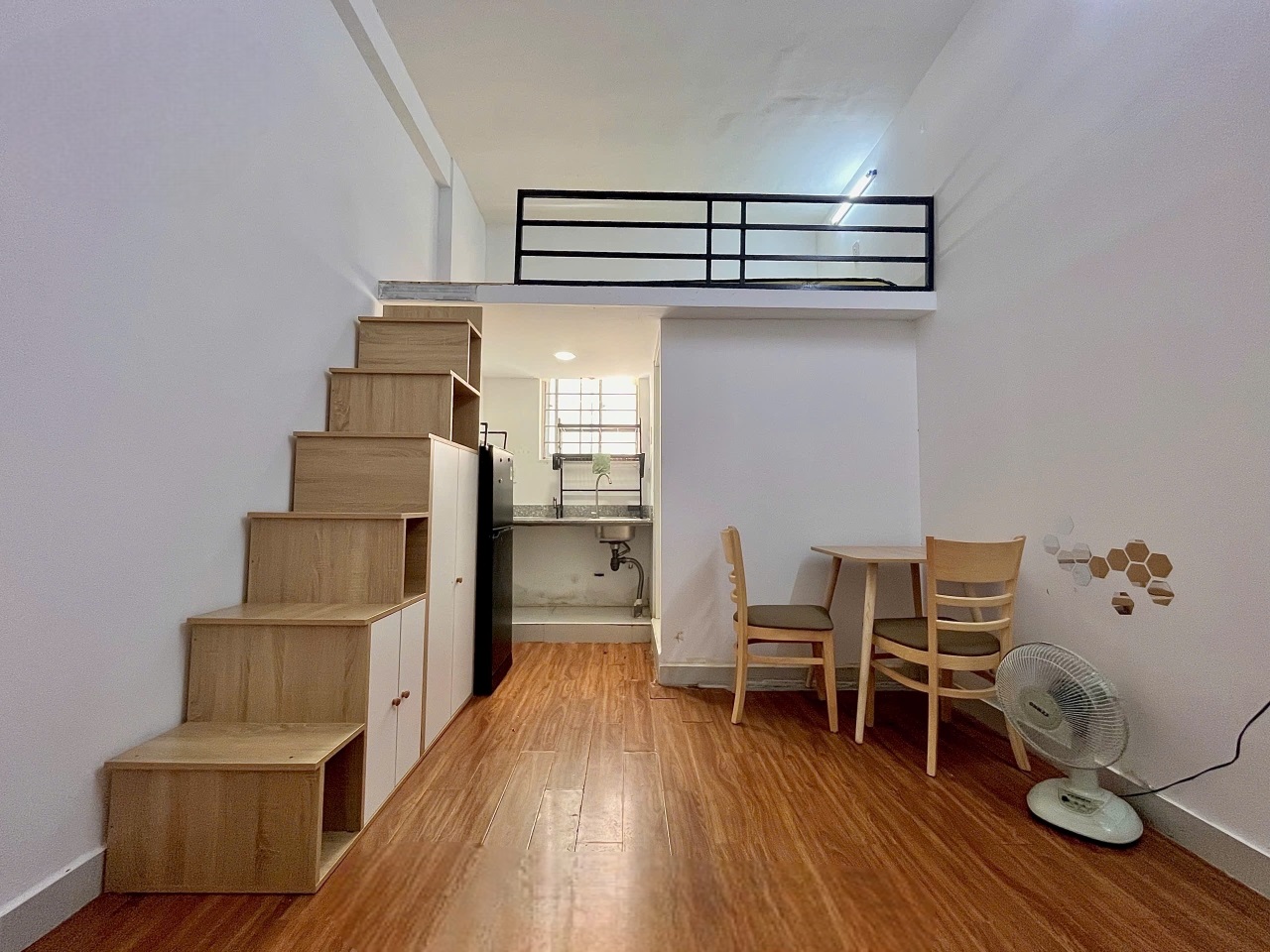 Phòng trọ Duplex 25m2 tại Happy Home Trường Chinh - Tân Bình - Phòng khách