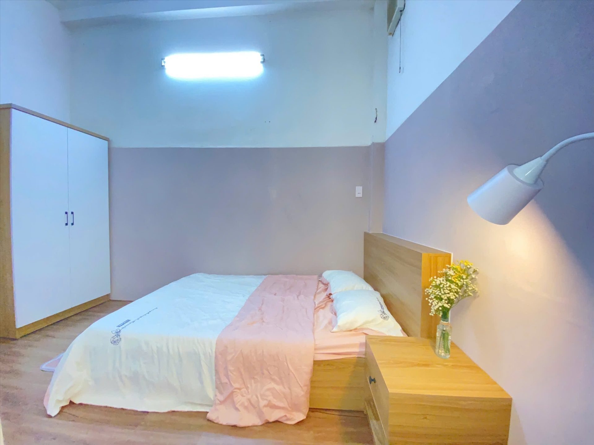 Phòng trọ Studio 30m2 tại TT House Hoàng Văn Thụ - Tân Bình - Phòng ngủ