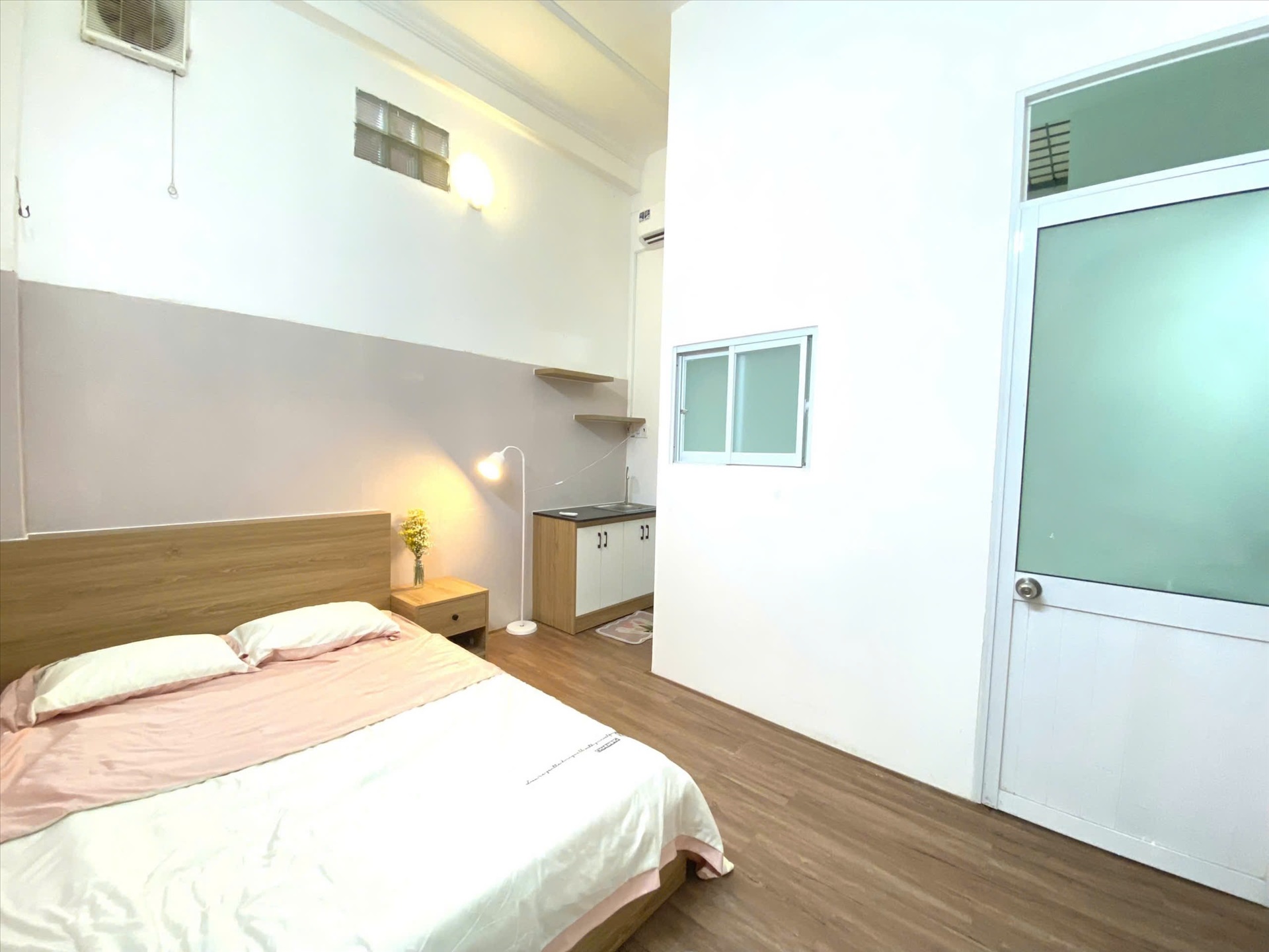 Phòng trọ Studio 30m2 tại TT House Hoàng Văn Thụ - Tân Bình - Phòng ngủ