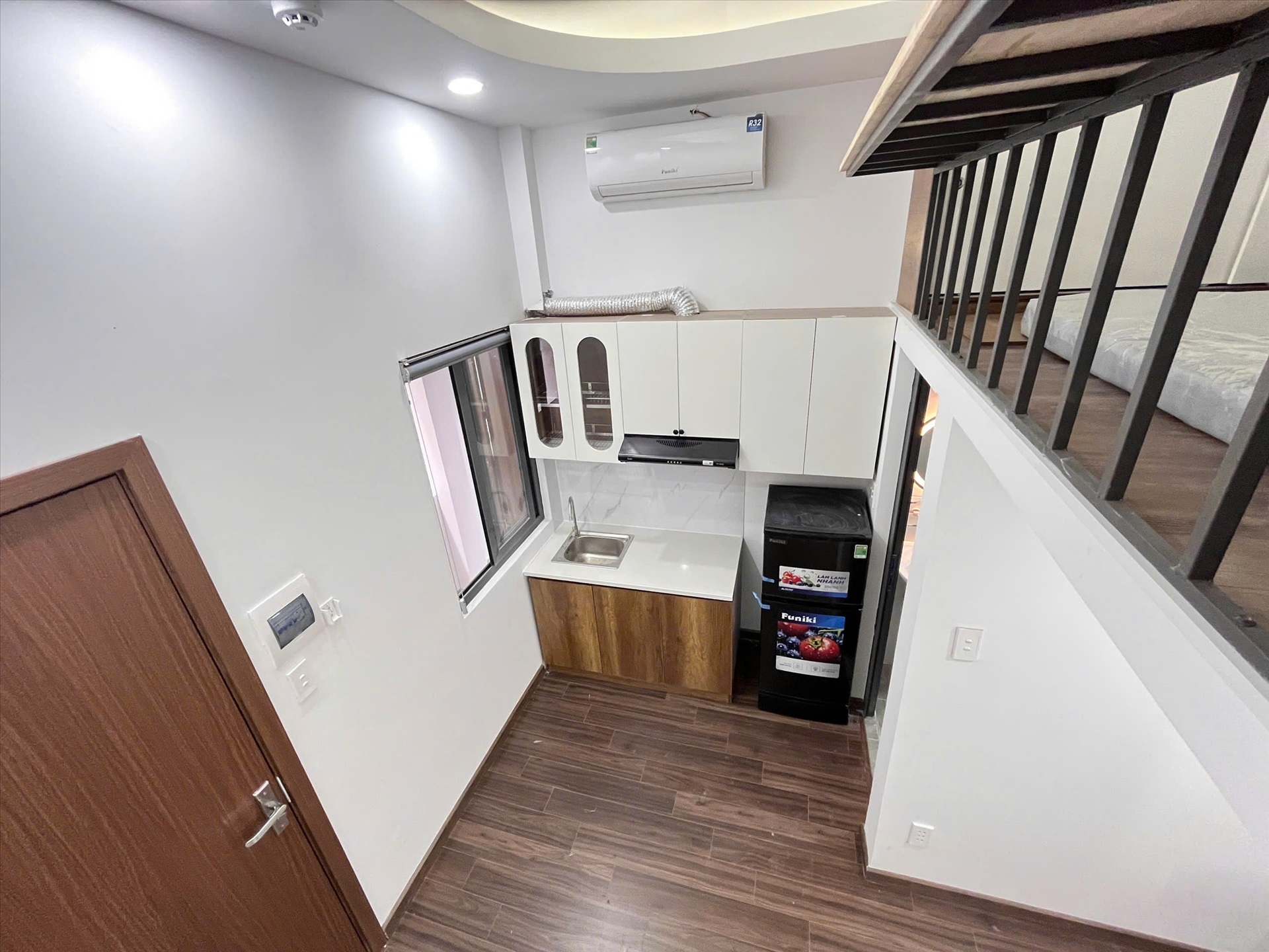 Phòng trọ Duplex 25m2 tại Redhomes Hiệp Nhất - Tân Bình - Phòng ngủ
