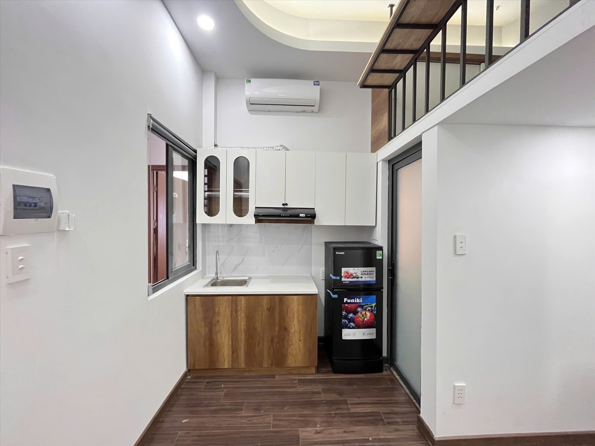 Phòng trọ Duplex 25m2 tại Redhomes Hiệp Nhất - Tân Bình - Phòng ngủ