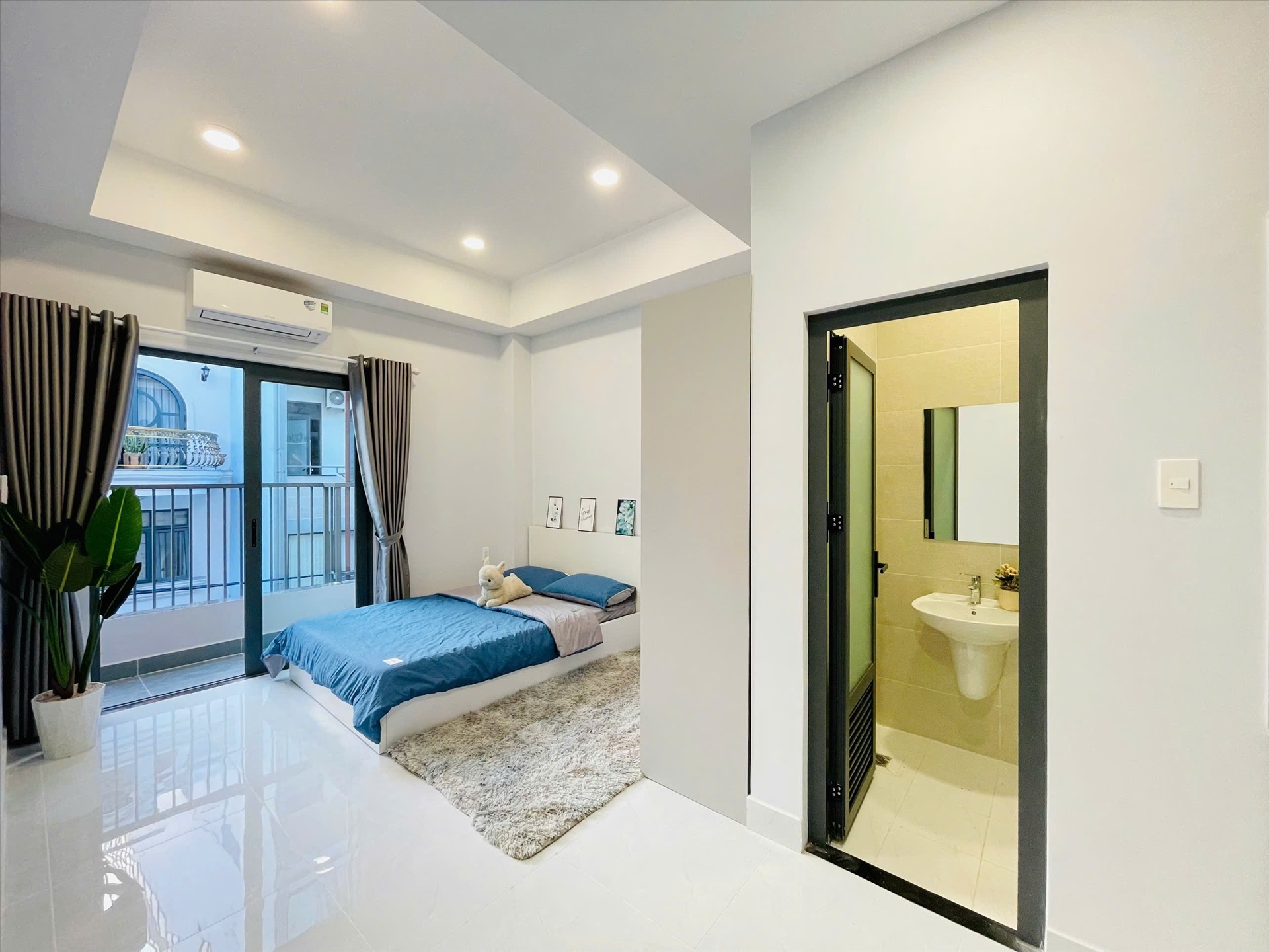 Phòng trọ Studio 30m2 tại MH Home Cộng Hòa - Tân Bình - Phòng ngủ