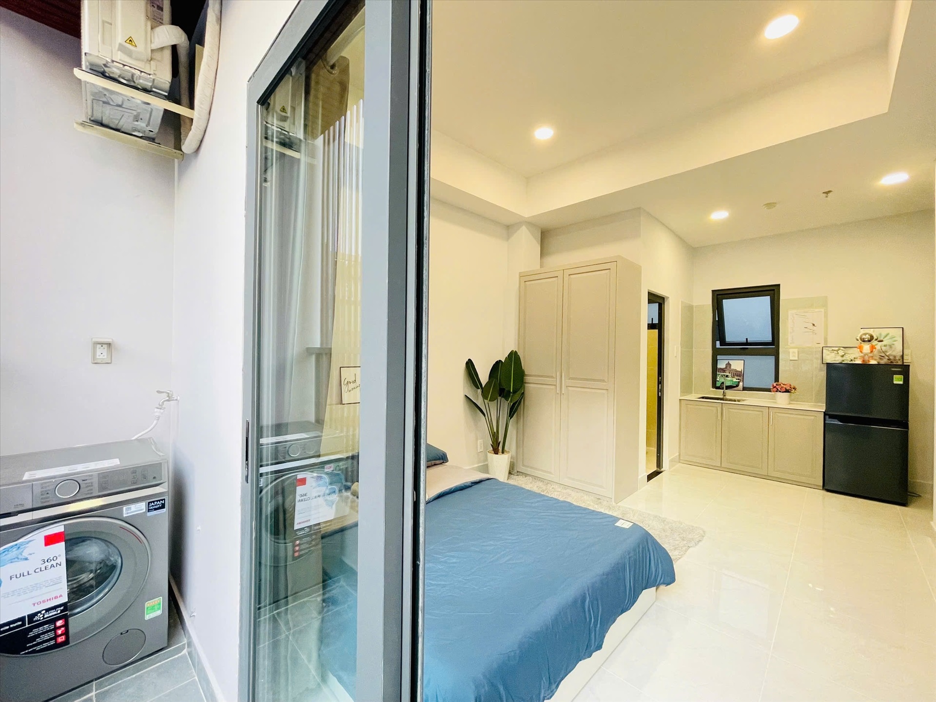 Phòng trọ Studio 30m2 tại MH Home Cộng Hòa - Tân Bình - Phòng ngủ