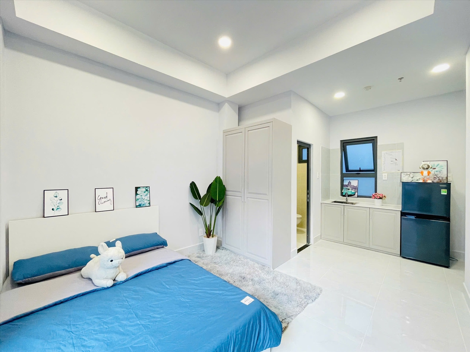 Phòng trọ Studio 30m2 tại MH Home Cộng Hòa - Tân Bình - Phòng ngủ