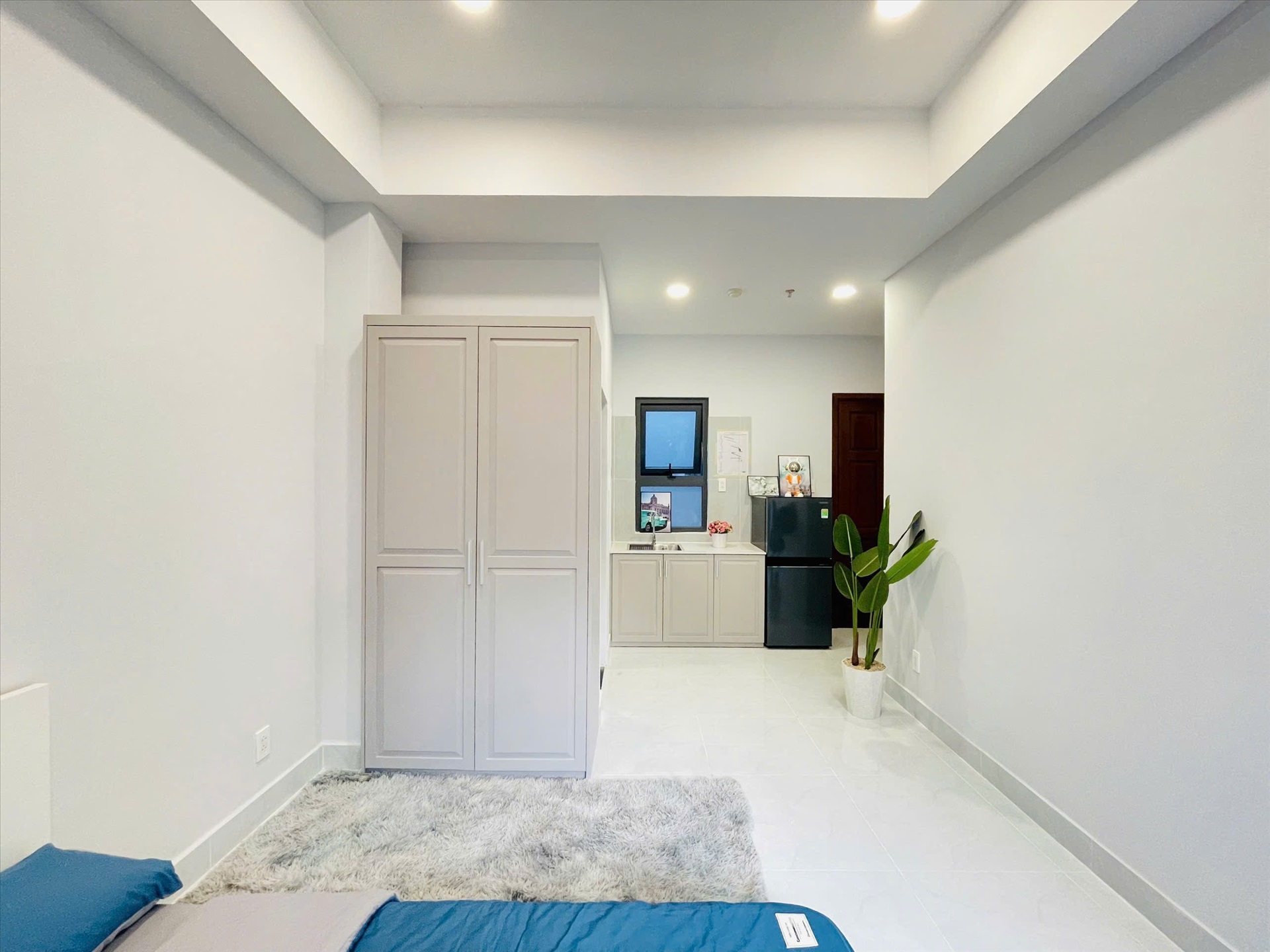 Phòng trọ Studio 30m2 tại MH Home Cộng Hòa - Tân Bình - Phòng ngủ