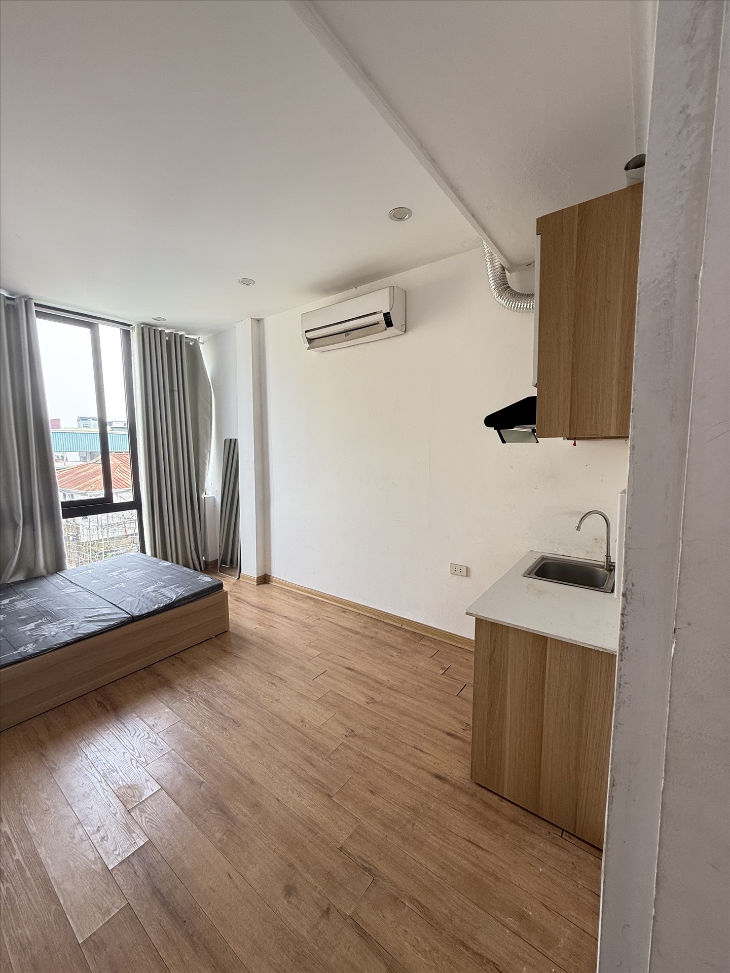 Phòng trọ Studio 30m2 tại NTV Apartment Hồ Tùng Mậu - Cầu Giấy - Phòng ngủ