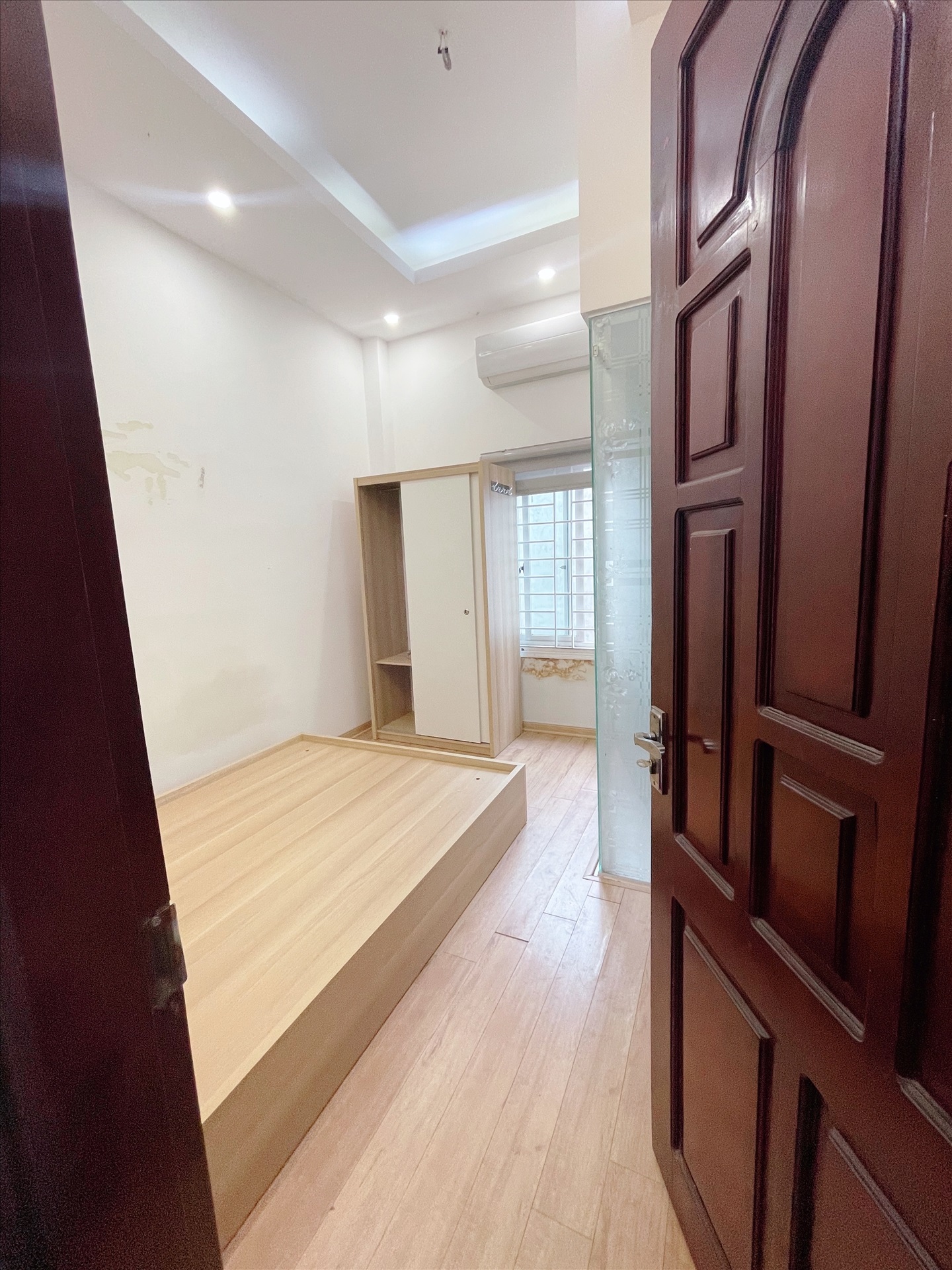 Phòng trọ Studio 25m2 tại NTV Apartment Hồ Tùng Mậu - Cầu Giấy - Phòng ngủ