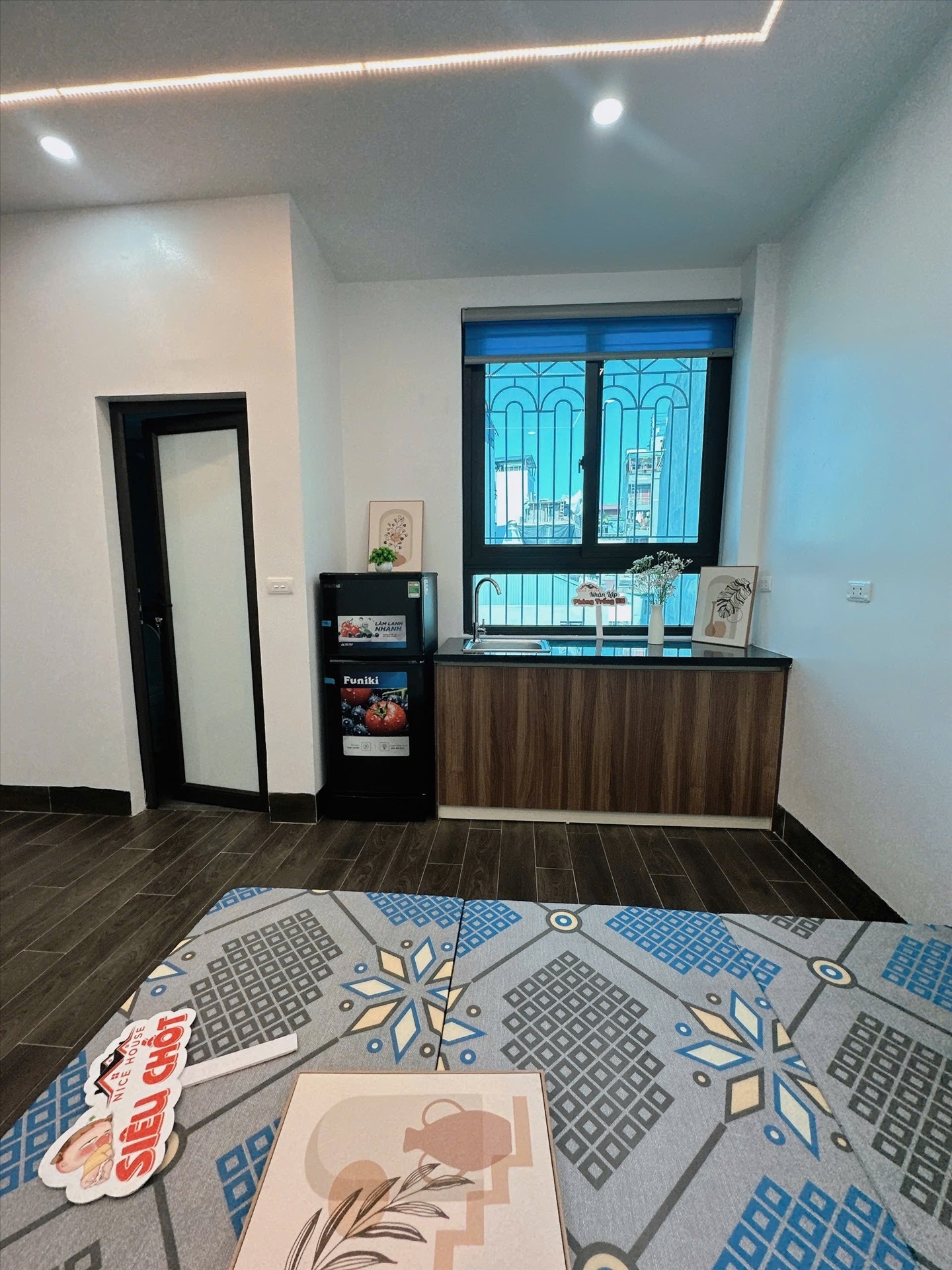 Phòng trọ Studio 30m2 tại NTV Apartment Phú Mỹ - Nam Từ Liêm - Phòng bếp